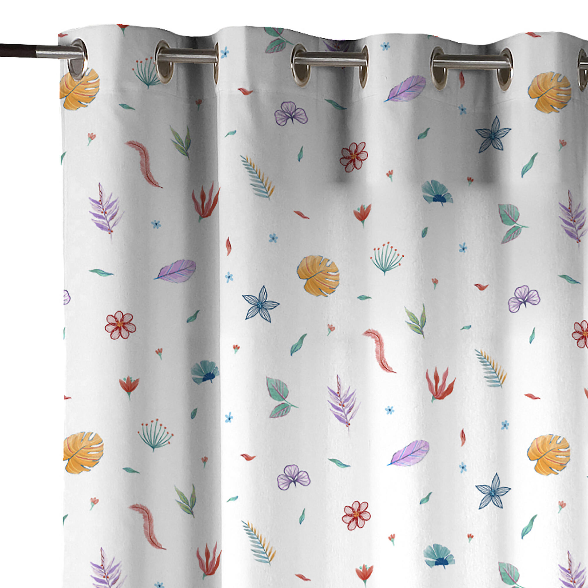 Visillo ollaos tovi algodón inspire animales multicolor de 140x270cm