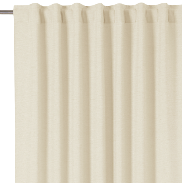 Tenda Luce cool 1 beige oscurante con fodera posteriore, fettuccia 210x280 cm