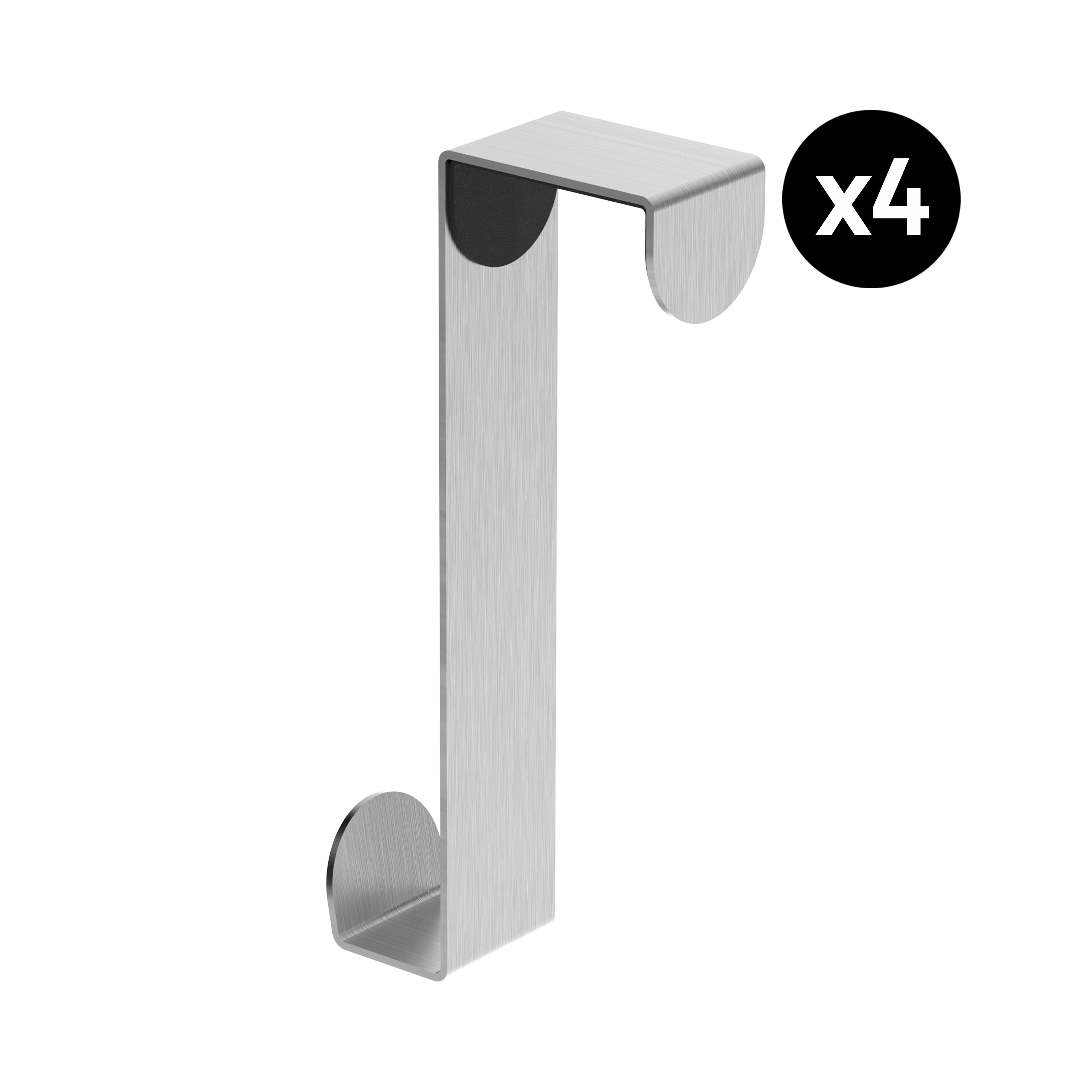 Gancio da appendere SENSEA Mia in inox argento lucido, 4 pezzi - 3