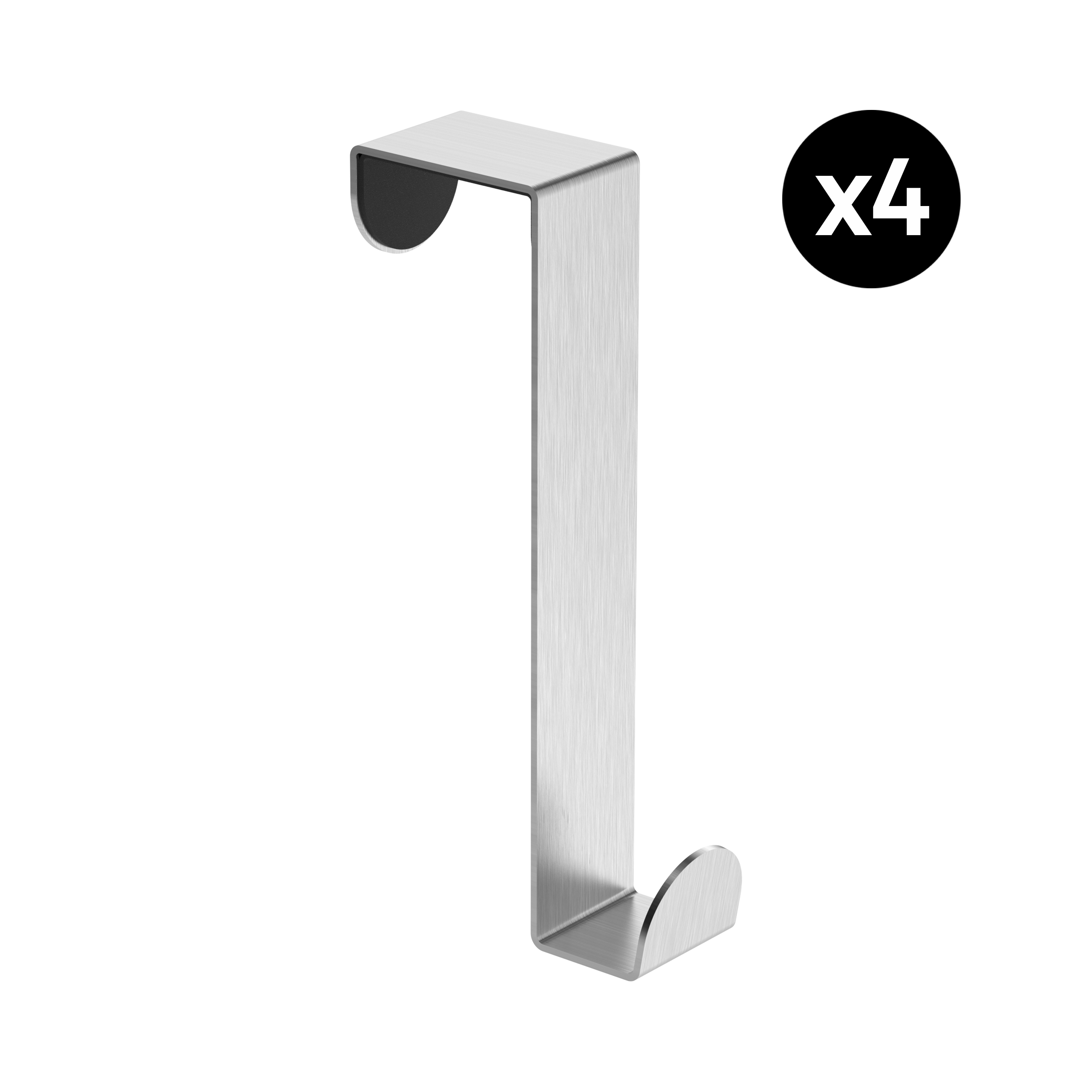 Lntyq Porte-torchon Sans Perçage, Petit Crochet De Porte En Acier Inoxydable Argent 10 Pieces 85350248