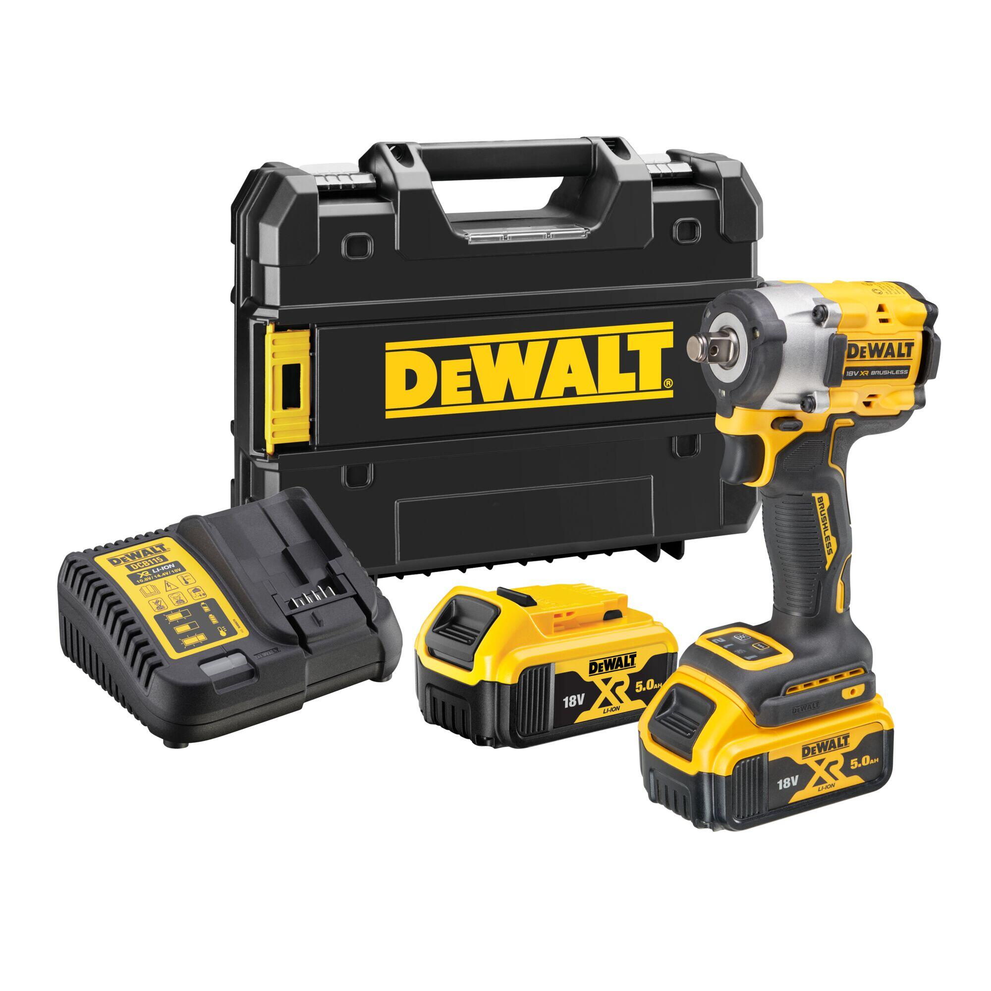Llave de impacto dewalt de v