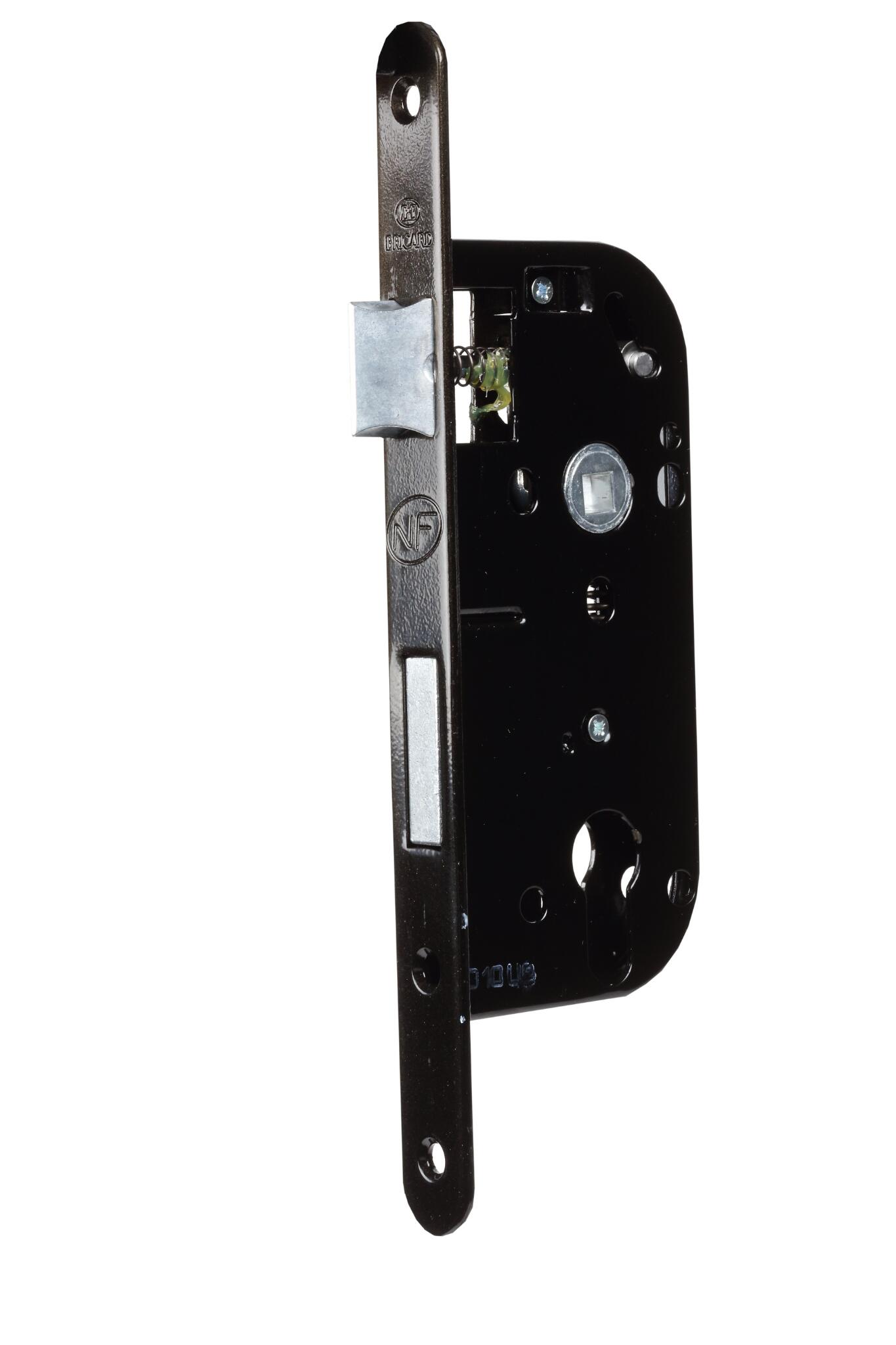 Serrure encastrée BRICARD, à cylindre, axe 40 mm - 2