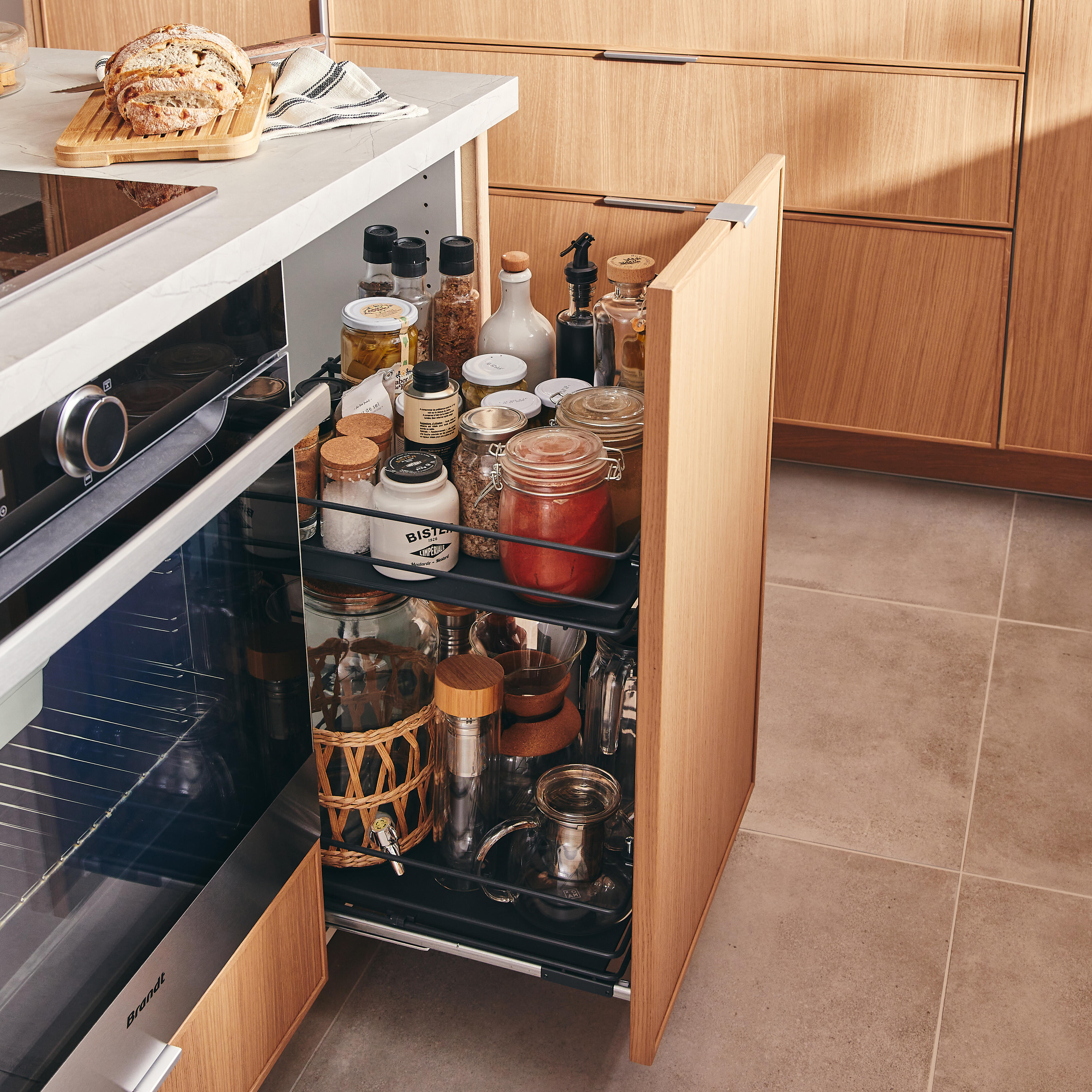 Porta de cozinha Delinia Malmo 45x77 cm carvalho - 3