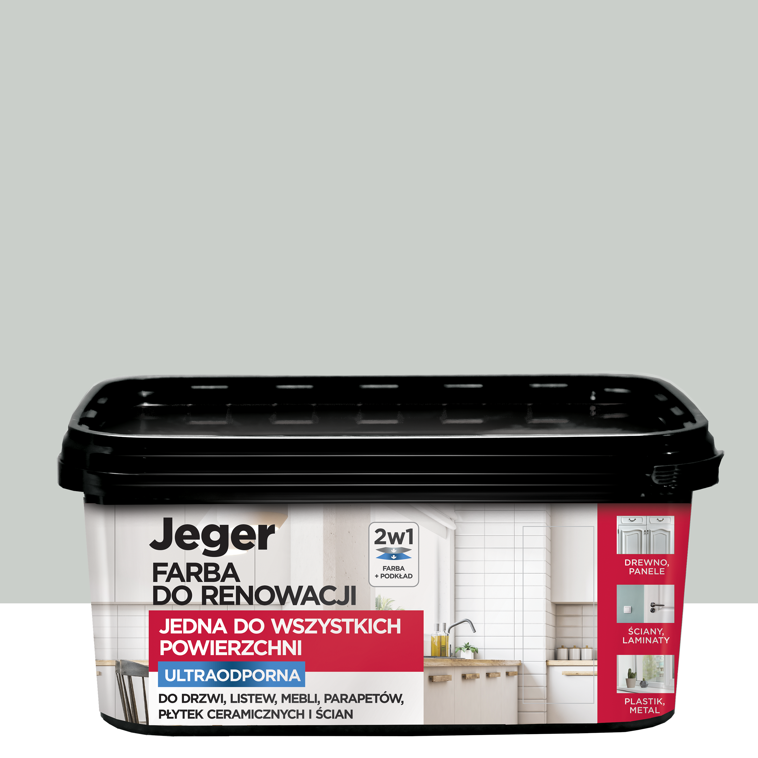 Farba do renowacji Srebrny 2 l Jeger