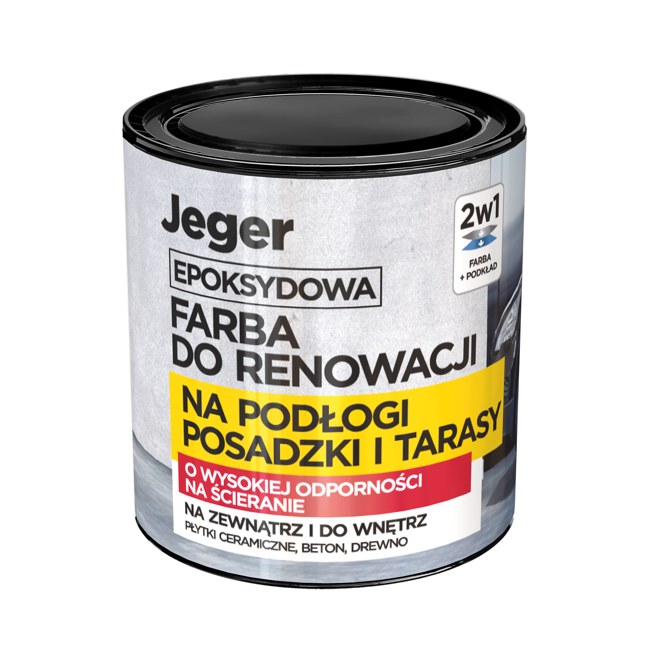 Farba renowacyjna posadzki tarasowe 0.5 litra baza C Jeger
