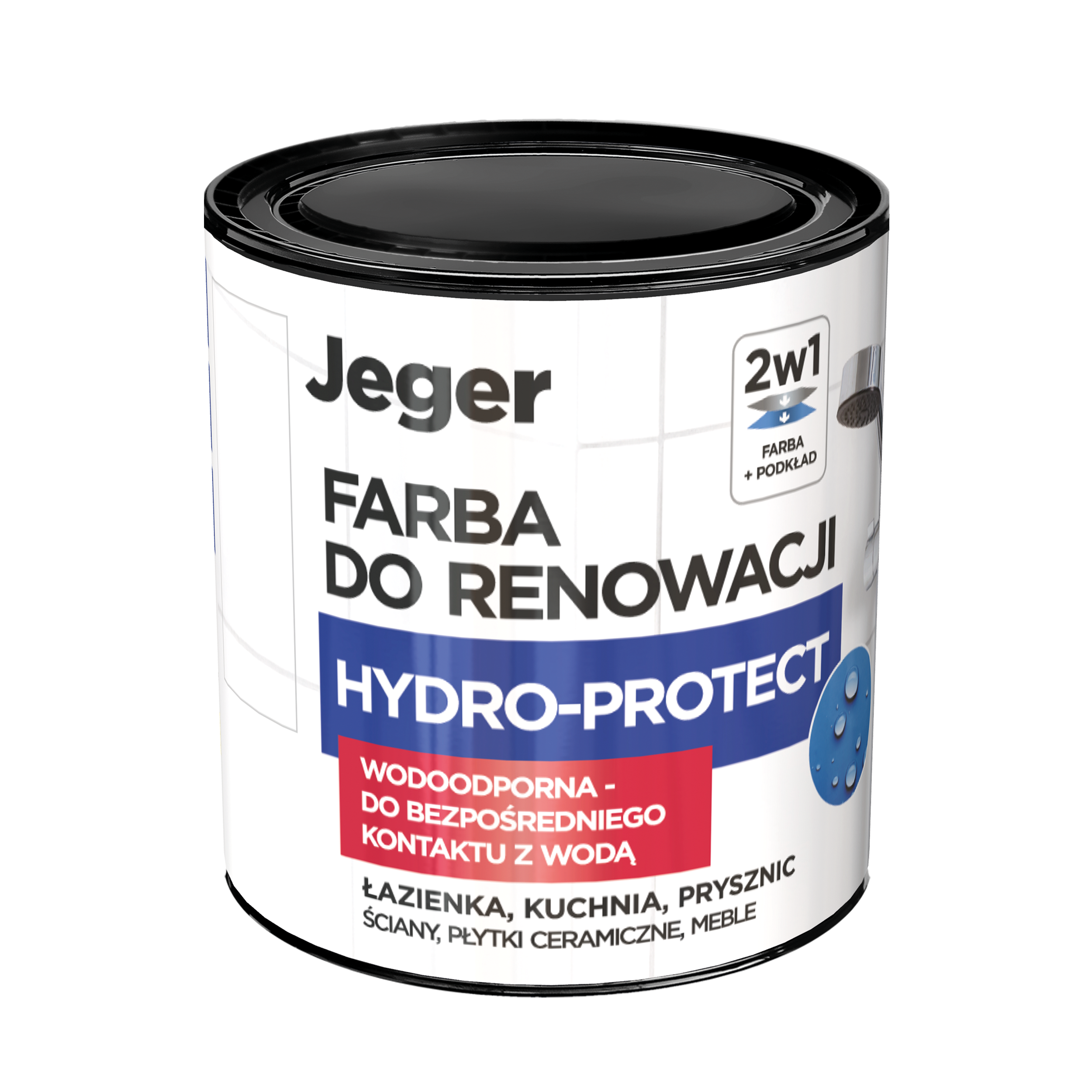 Farba do renowacji Hydro-Pro 0.5 litra Baza C Jeger