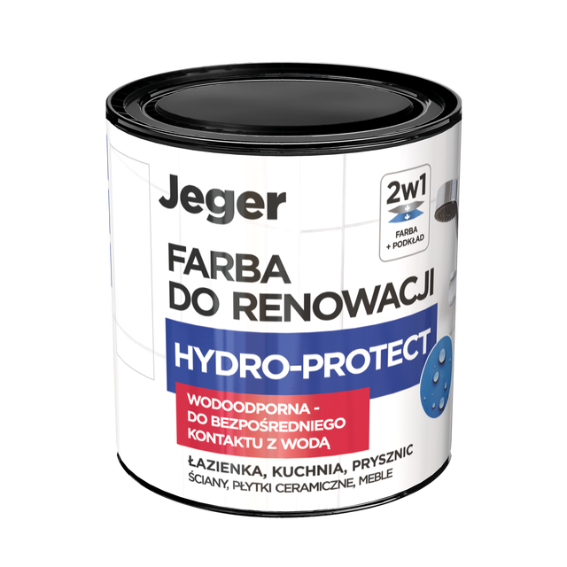 Tester farby do renowacji Hydro-Protect Biały mat 0.5 l Jeger