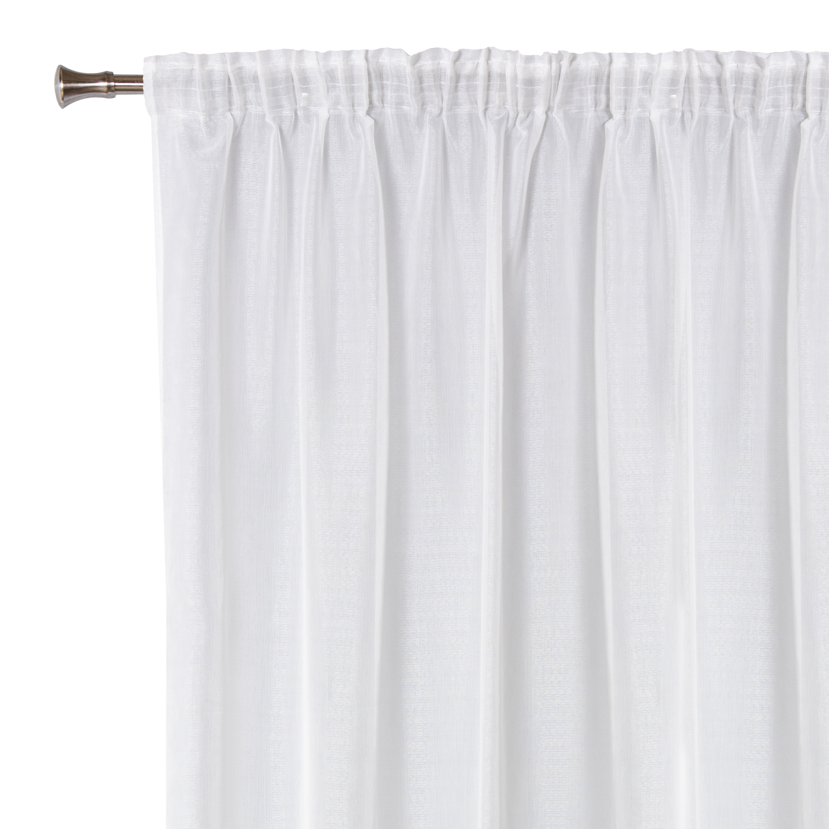 Firana na taśmie Elisa 140 x 300 cm biała - 3
