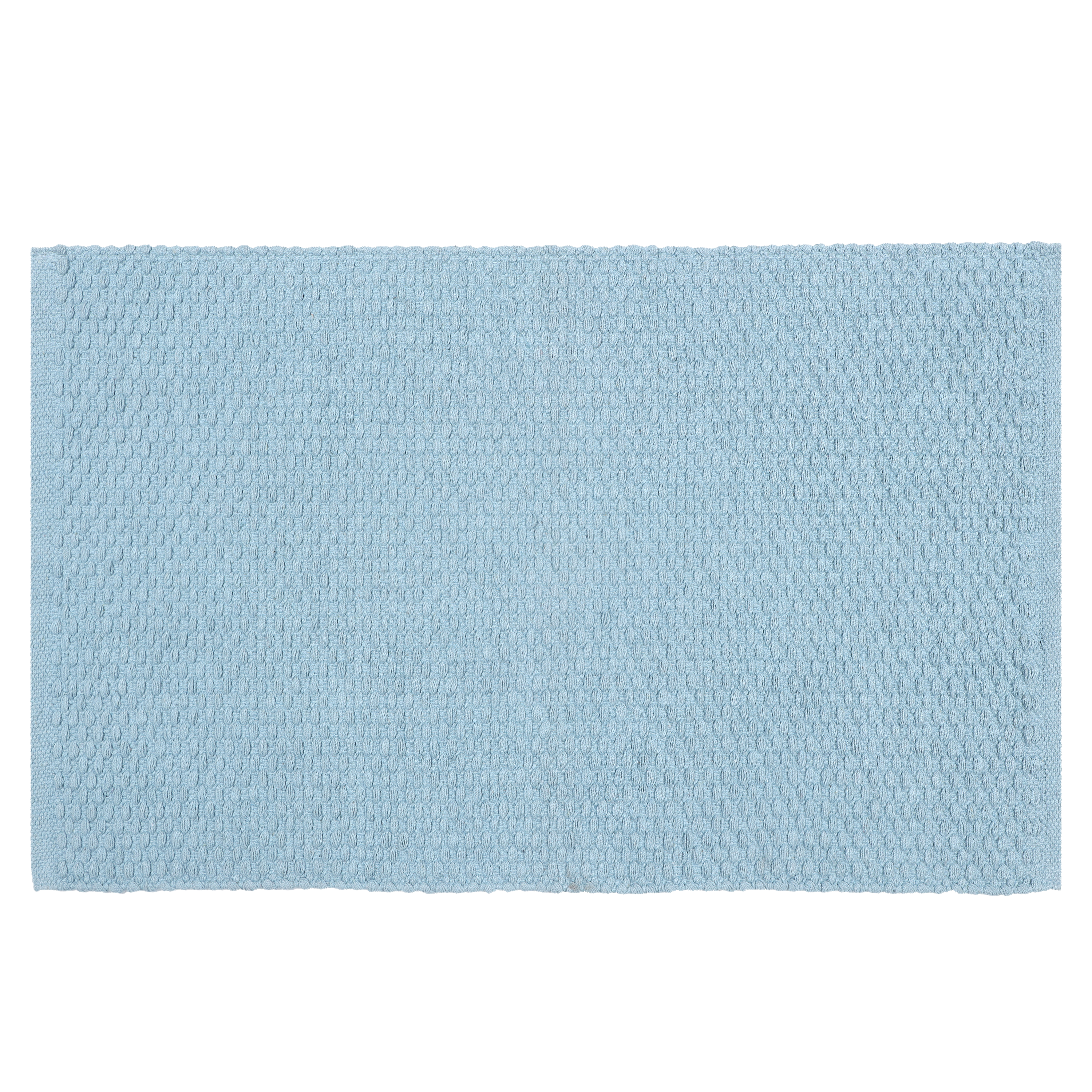 Dywan bawełniany Sachal Aqua niebieski 50 x 80 cm Inspire