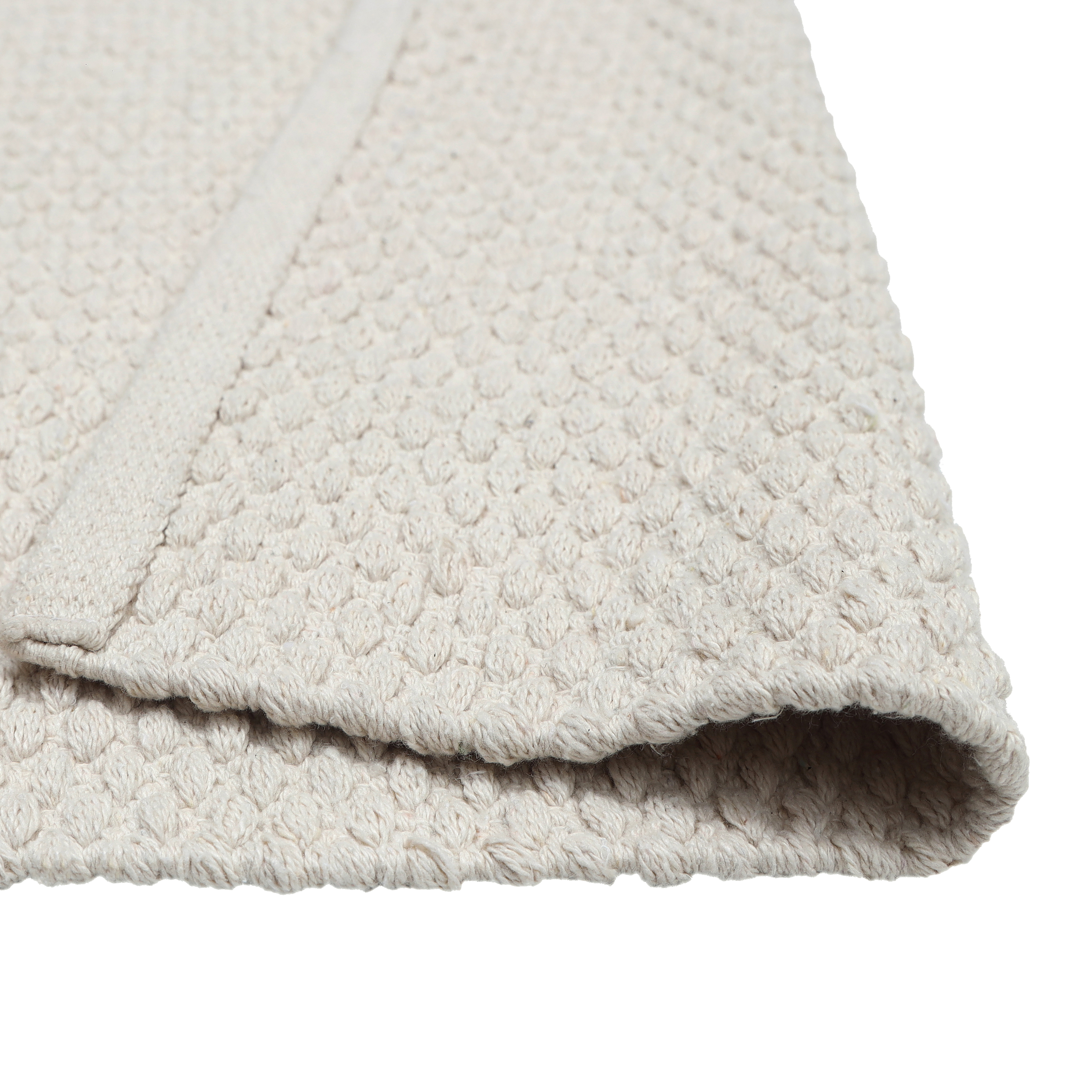 Tapis intérieur coton uni Sachal, l.50 x L.80 cm - 4