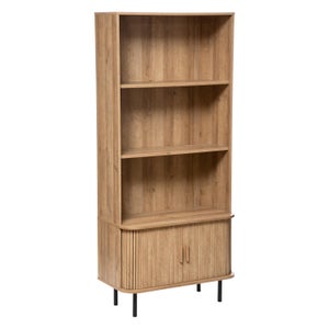 Libreria a 3 ripiani nera 60x30x80 cm in multistrato | Leroy Merlin