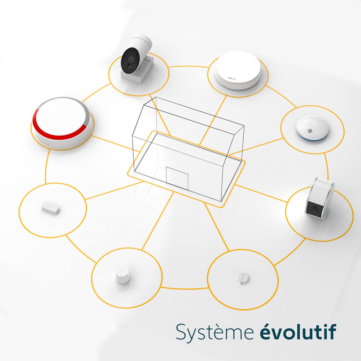 Système d'alarme sans fil connecté Home alarm starter pack, SOMFY - 4