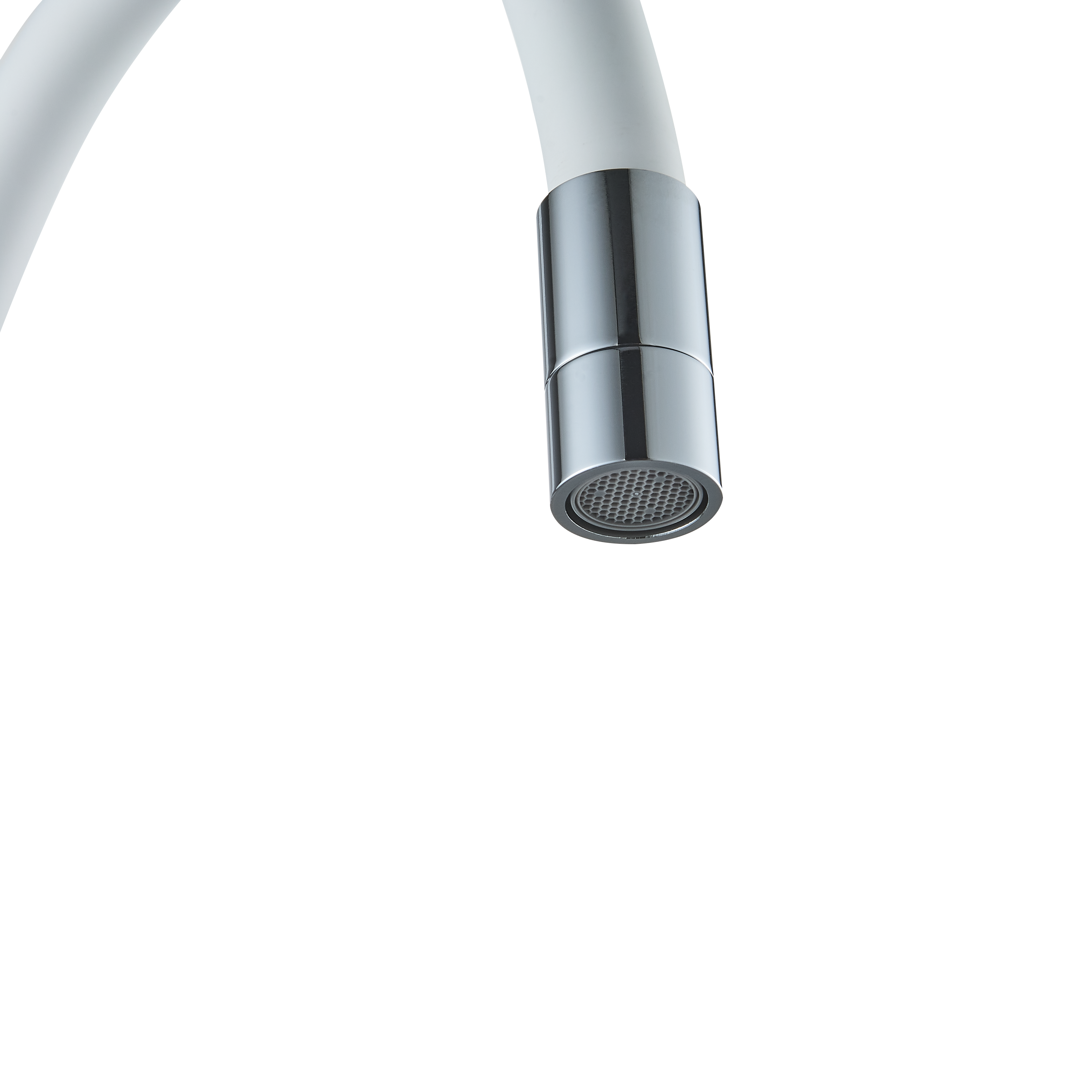 Rubinetto da cucina elastico flessibile Eleki bianco cromato lucido DELINIA - 9