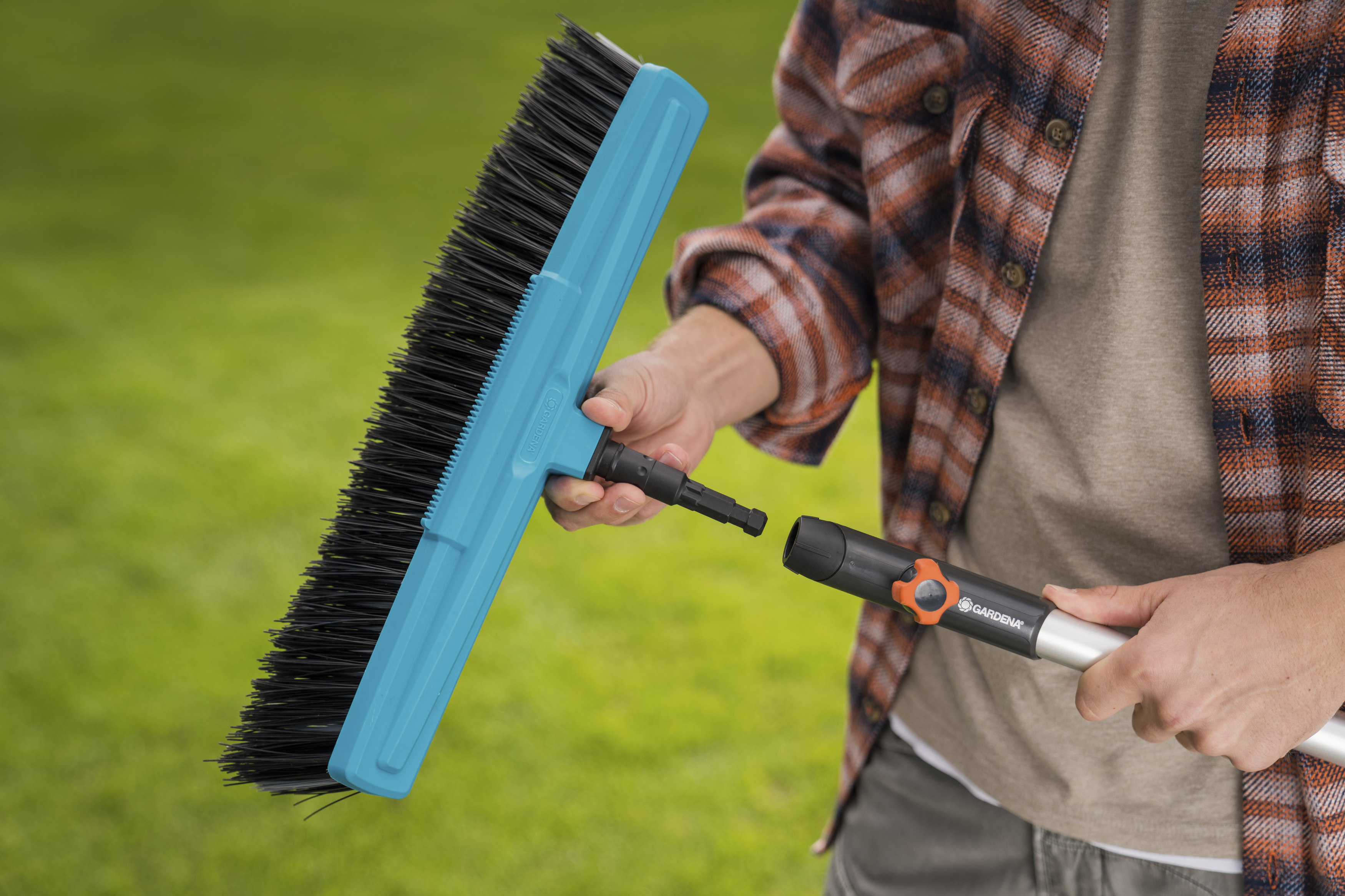 Balai cantonnier Combisystem GARDENA 3622-20, l.45 cm - 6