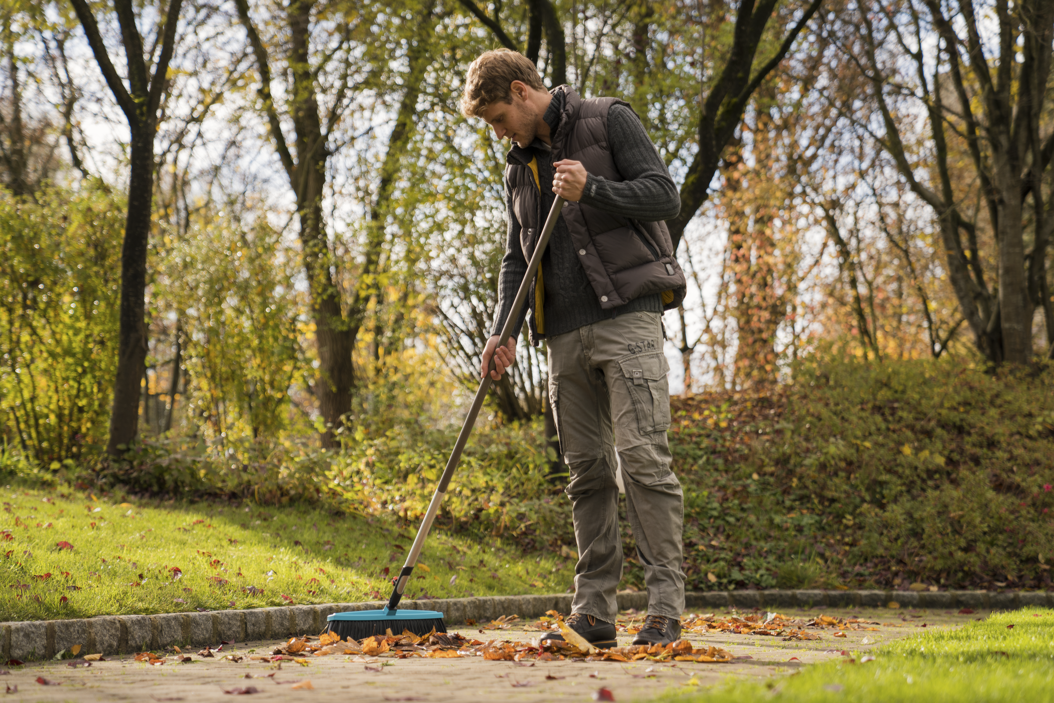 Balai cantonnier Combisystem GARDENA 3622-20, l.45 cm - 9