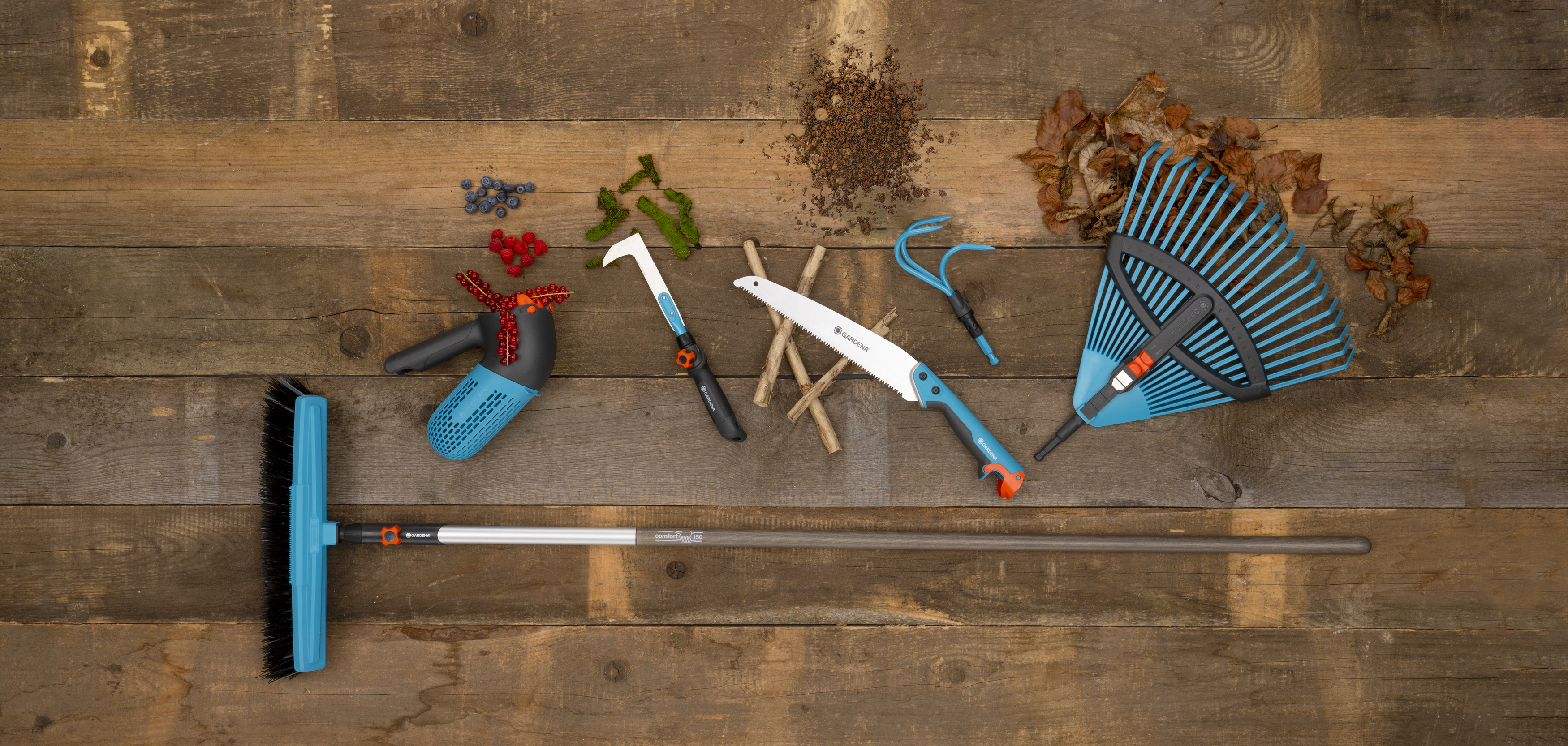 Balai cantonnier Combisystem GARDENA 3622-20, l.45 cm - 10