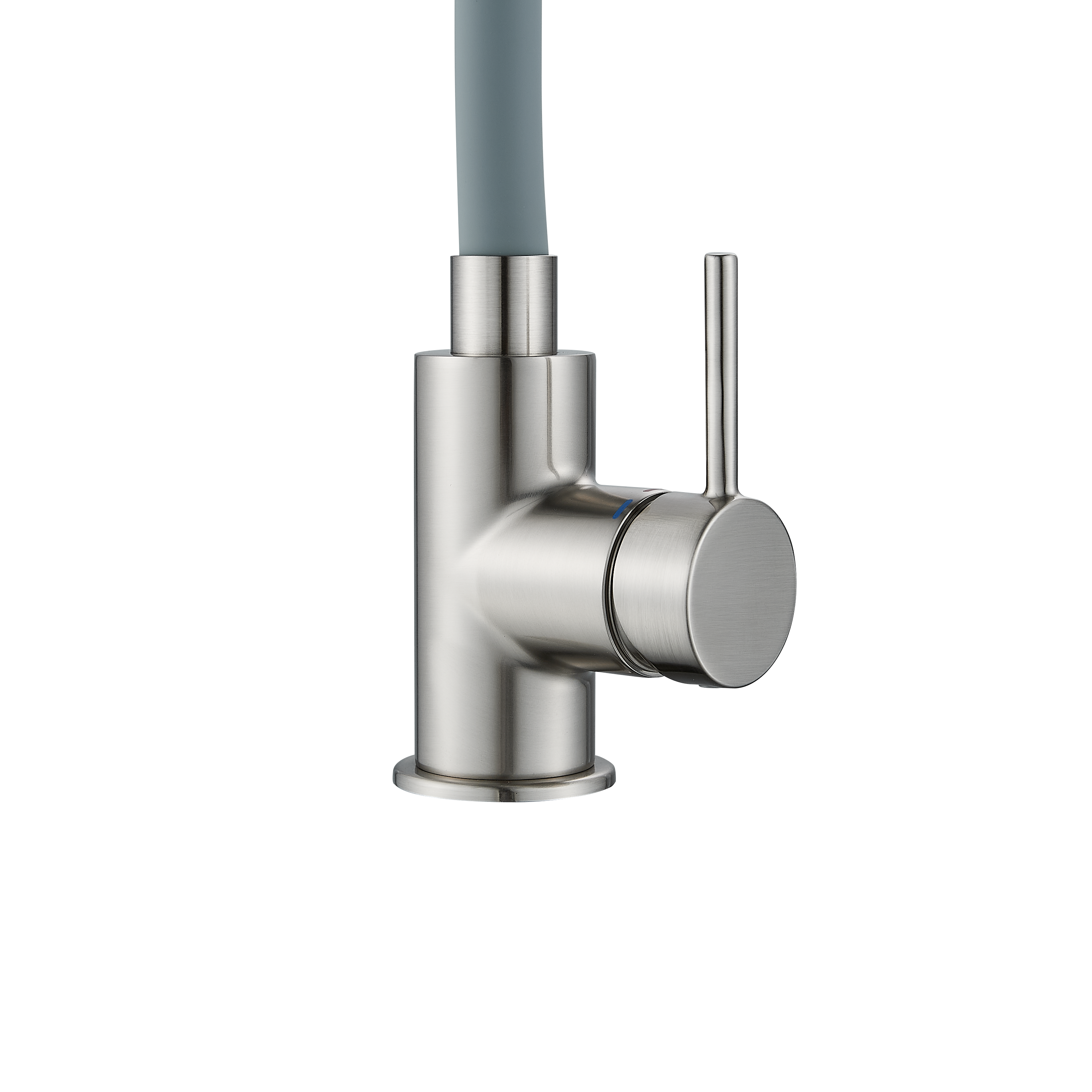 Robinet de cuisine avec bec flexible DELINIA Eleki gris - 5