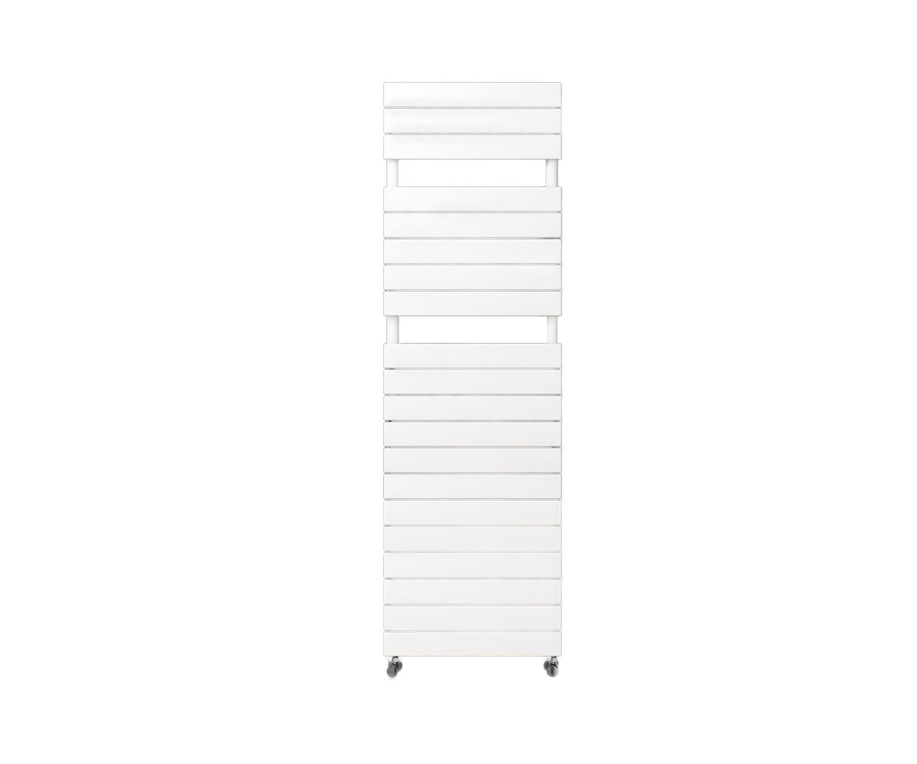 Radiador toallero de agua cicsa plain doble 162x50 color blanco