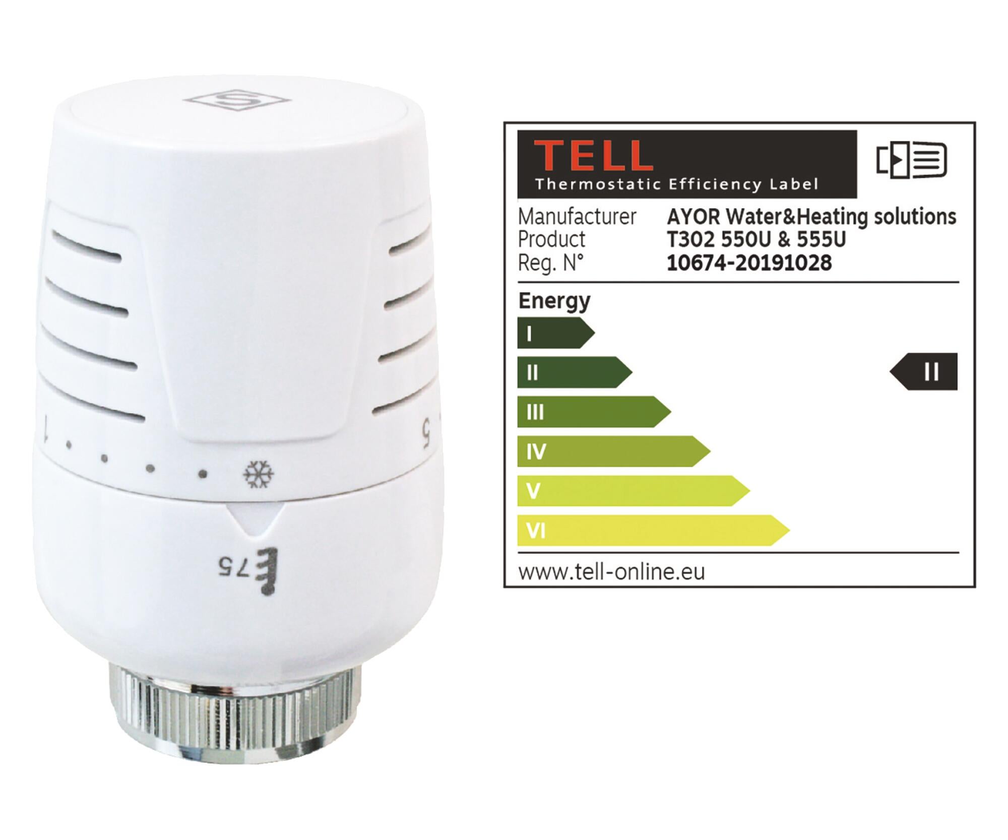 Tête thermostatique liquide T302 - 3