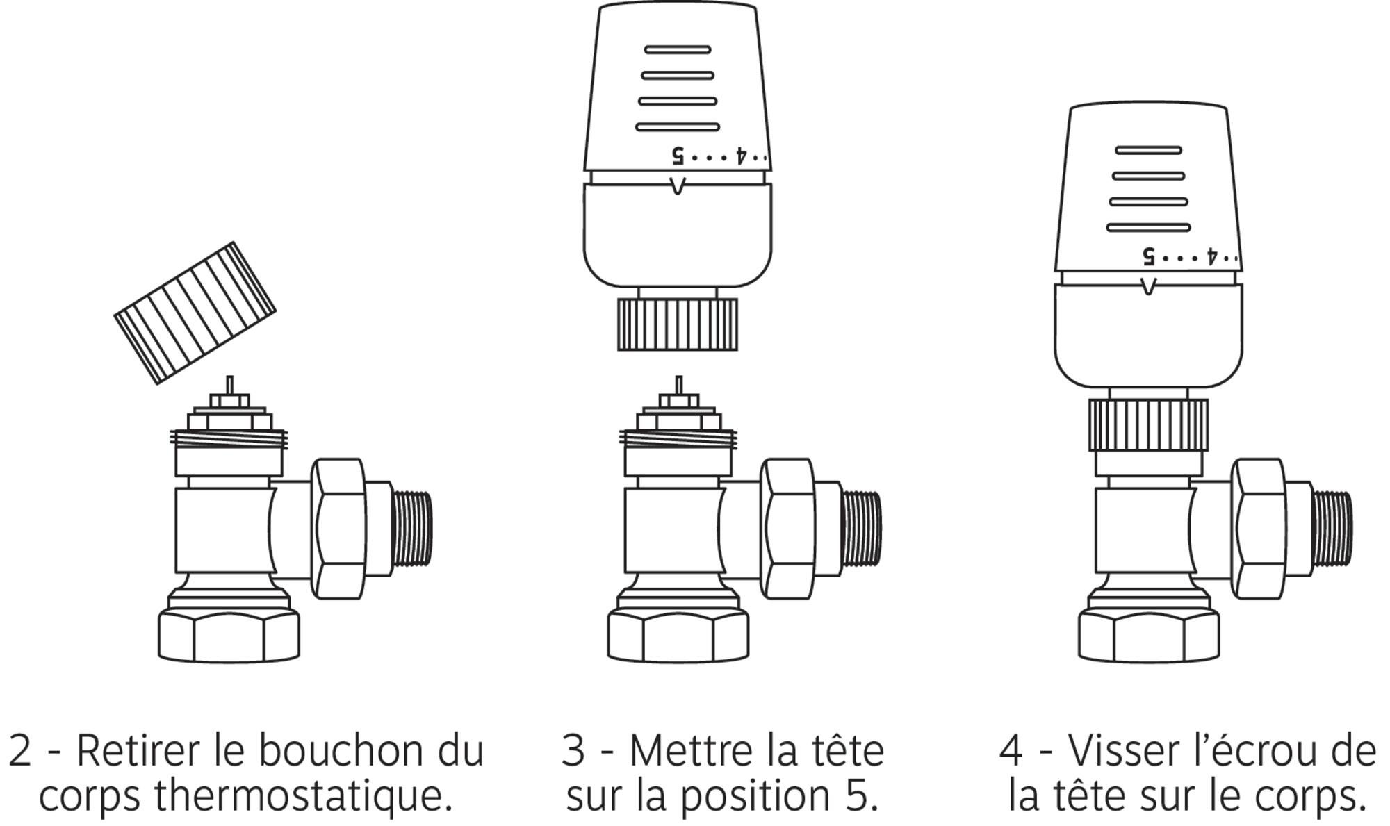 Tête thermostatique liquide T302 - 4