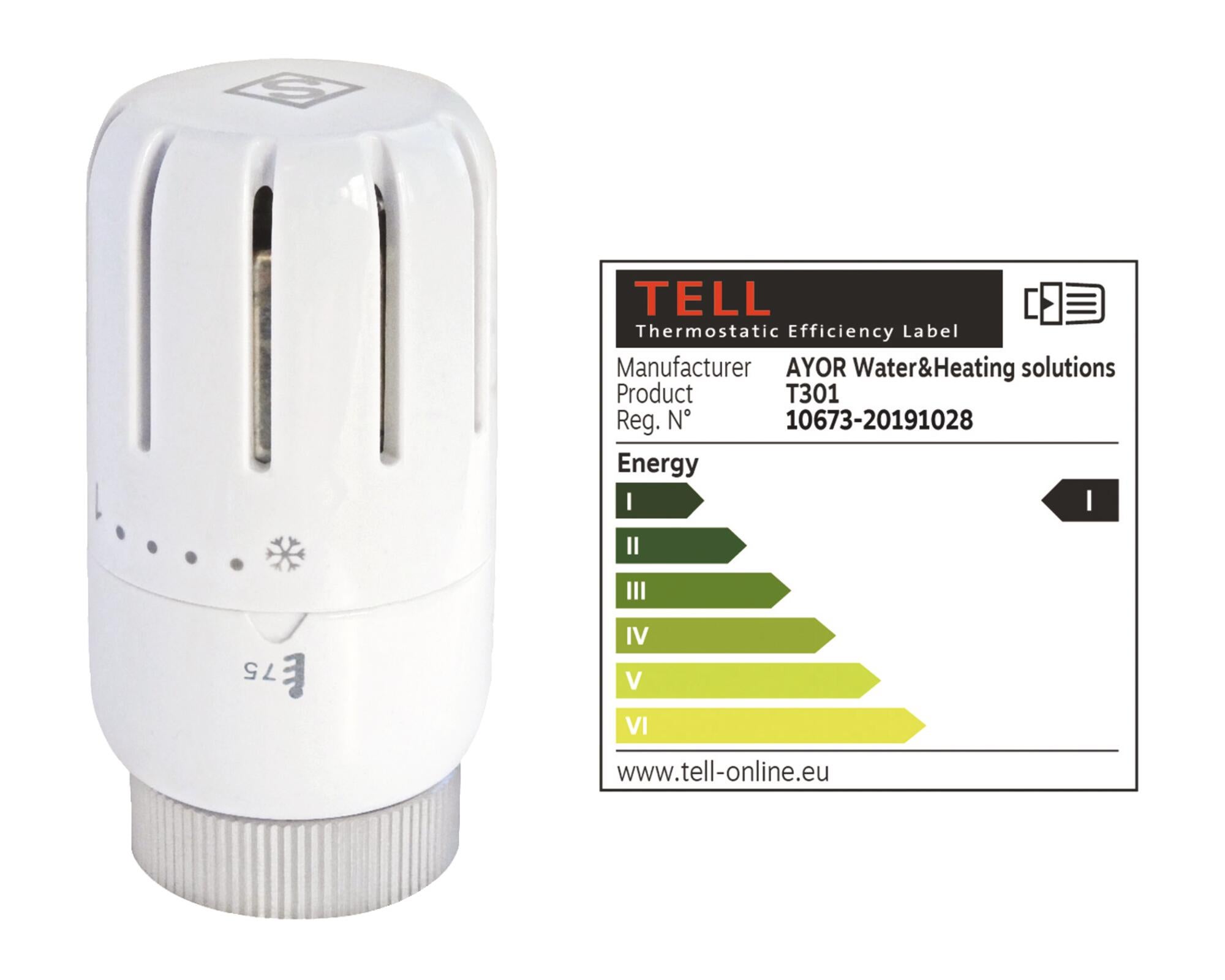 Kit thermostatique T301 équerre universel complet D14 SOMATHERM - 2