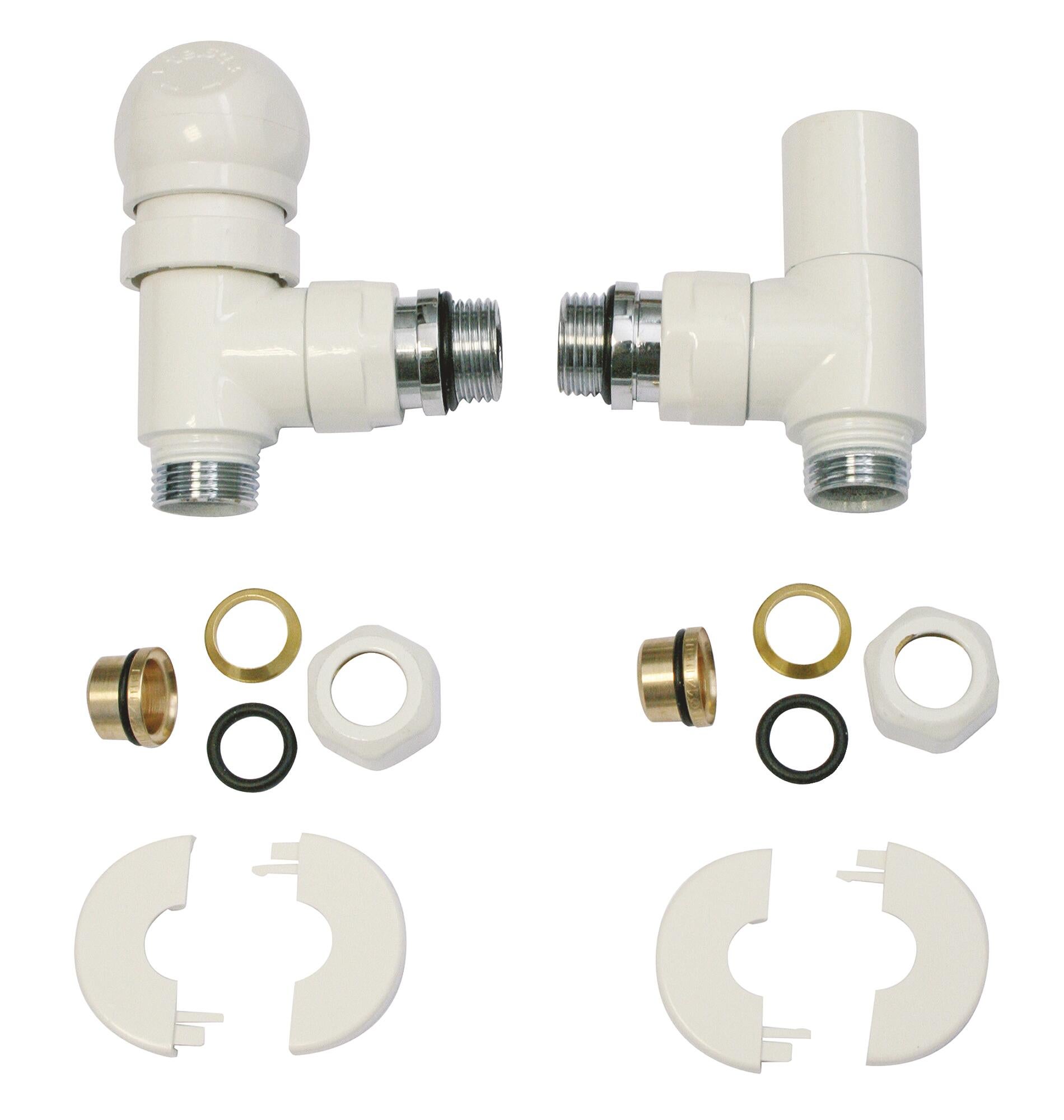 Kit thermostatisable blanc pour sèche-serviettes - 2