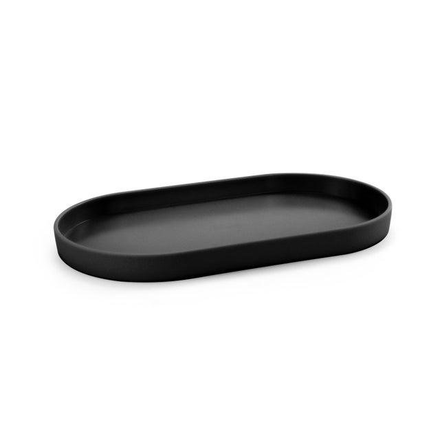Bandeja pongo todo Ada negro 23x13 cm