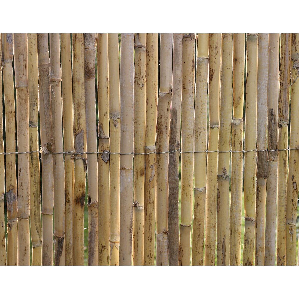 Canisse premium roseau fendu naturel, IDEAL GARDEN, H.1 x L.3 m - 2