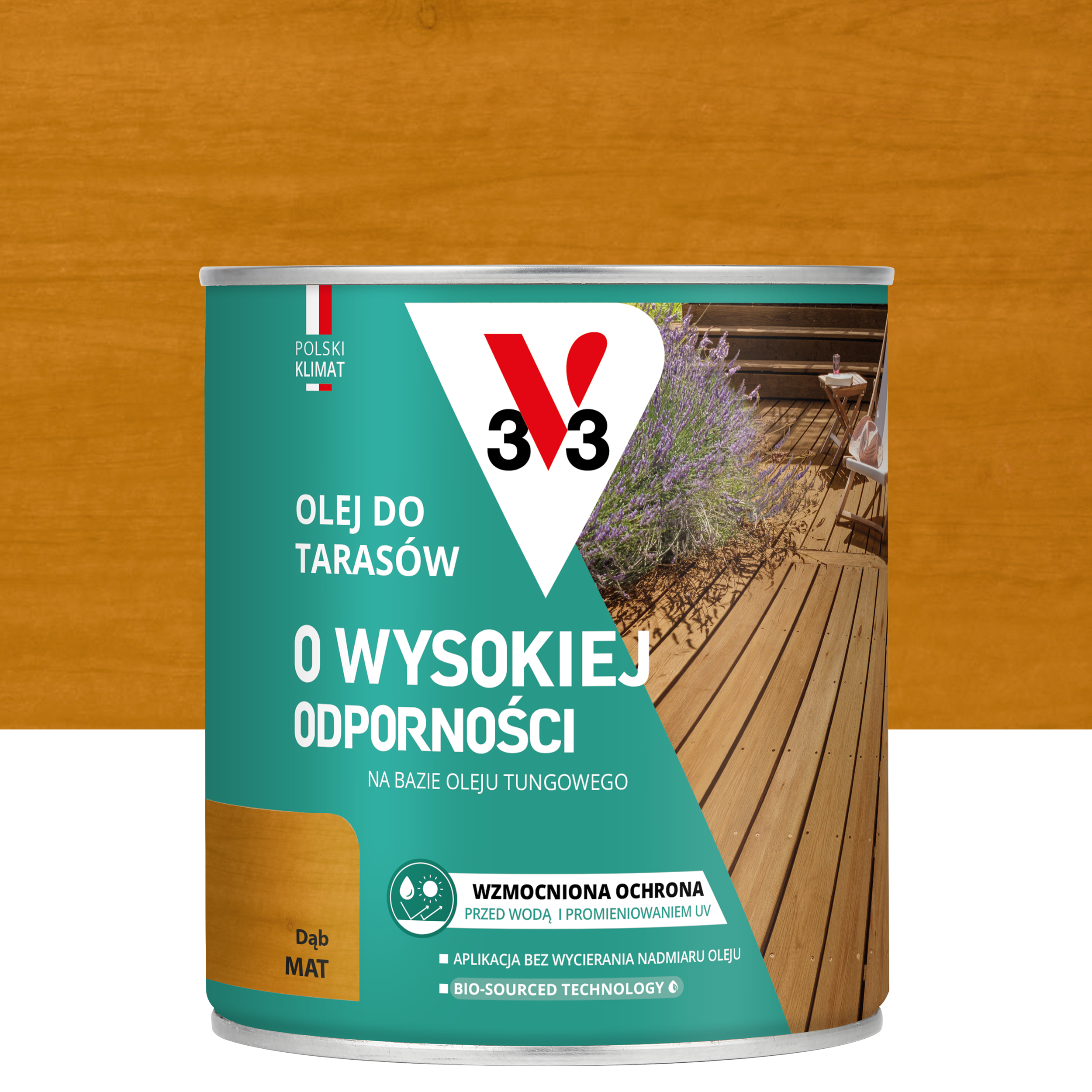 Olej do tarasów Dąb mat 0.75 l V33