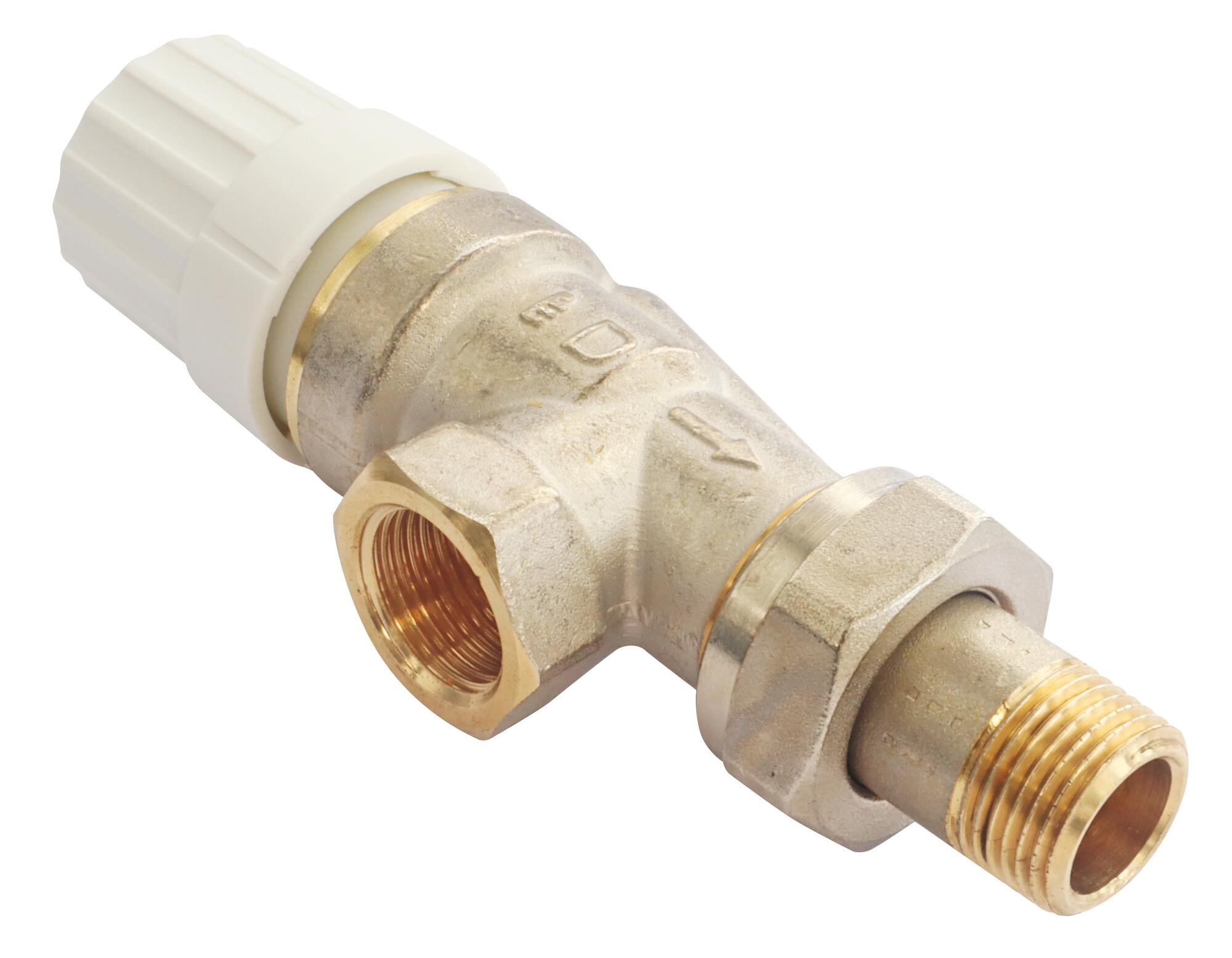 Corps thermostatique équerre inversée raccord Femelle 12/17 Danfoss - 2