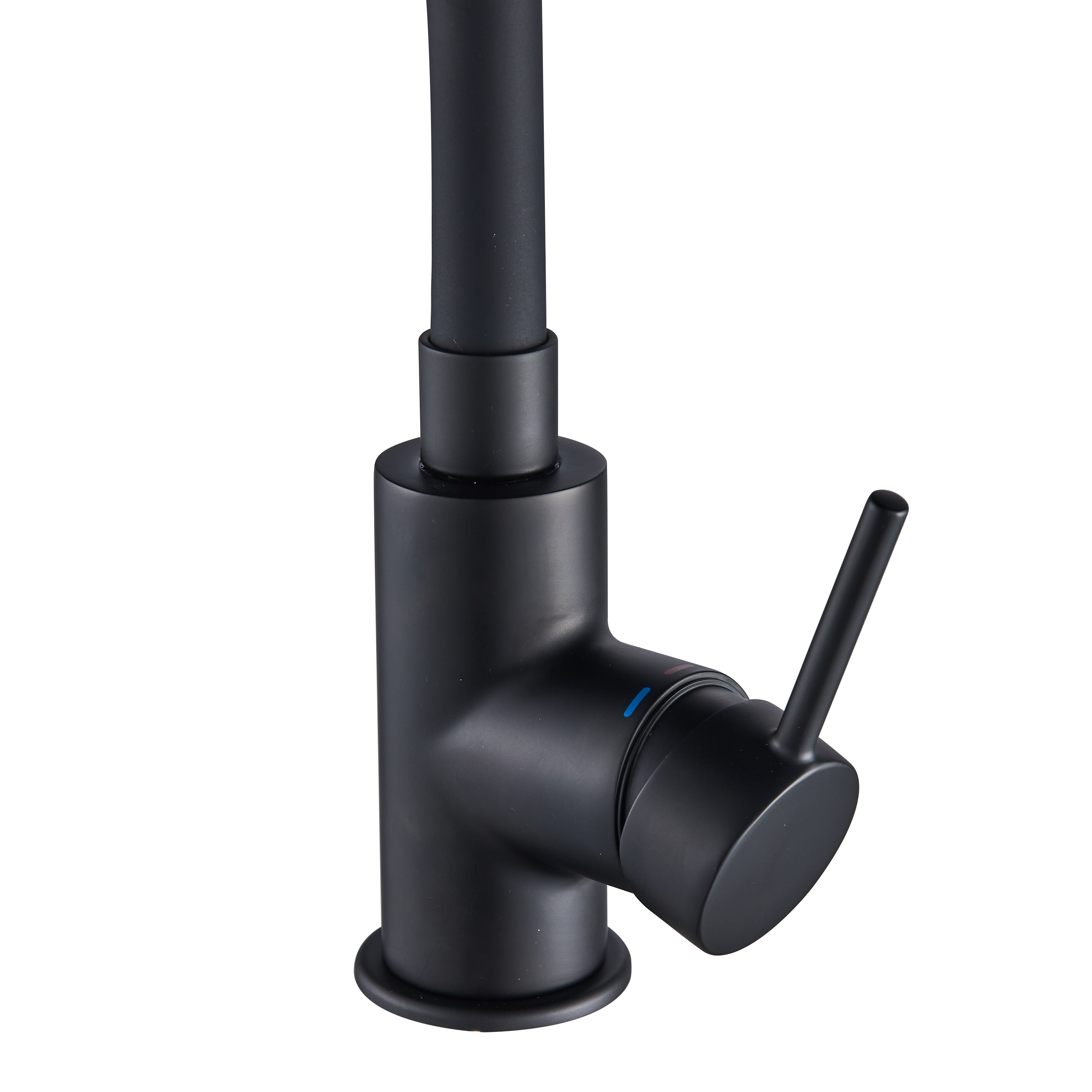 Robinet de cuisine avec bec flexible DELINIA Eleki noir - 8