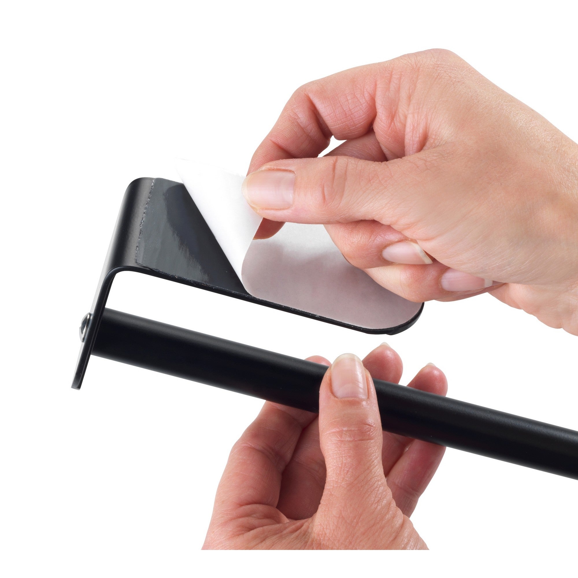 Portarrollo de cocina de aluminio NIO negro 27.5x4.5x7cm WENKO - 7
