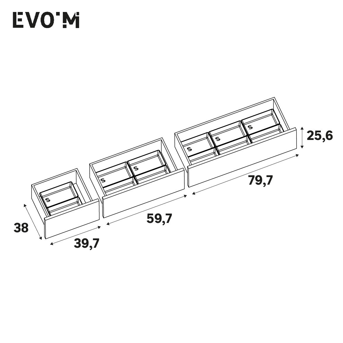 Organiseur SPACEO Evo'M en feutrine taille S - 4