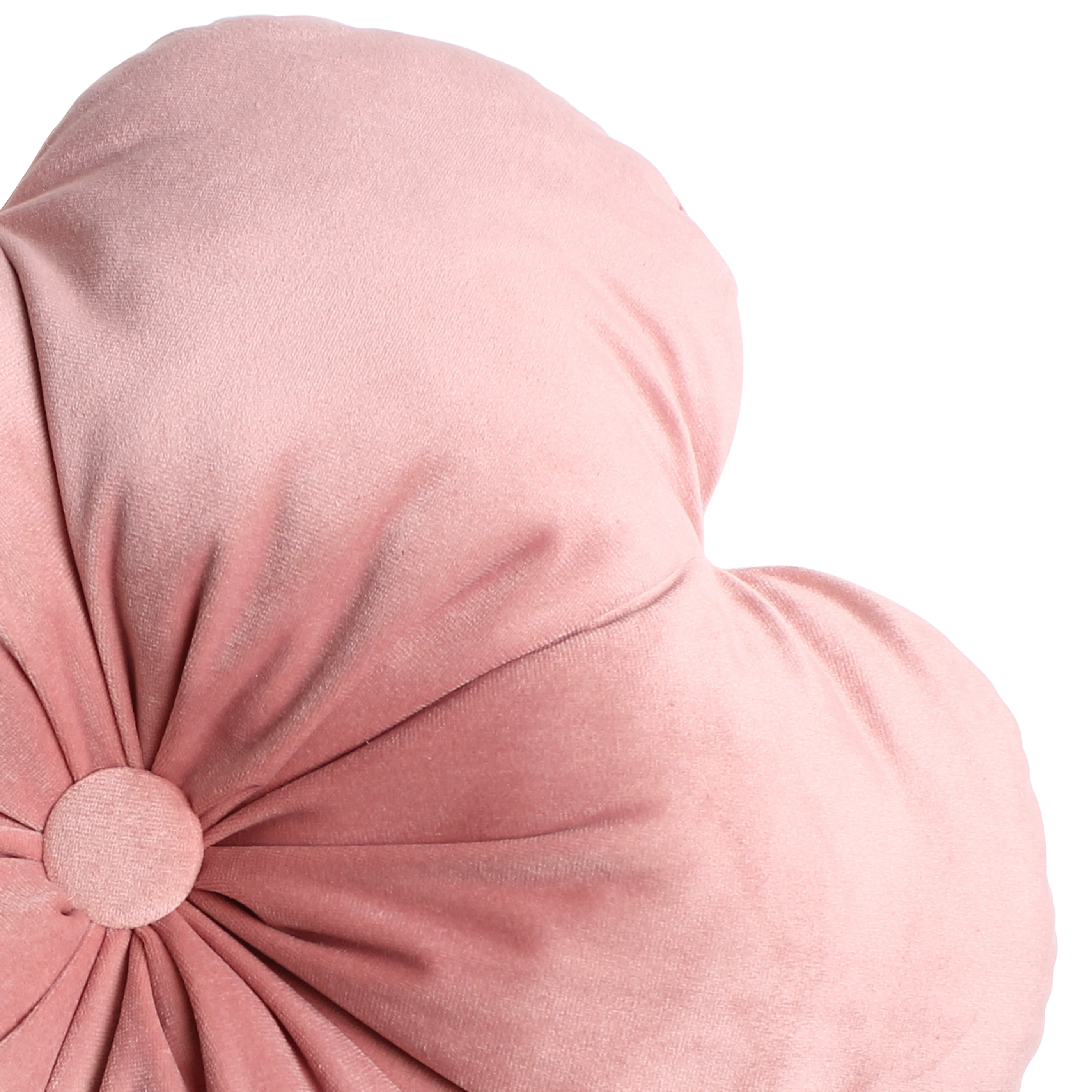 Poduszka z guzikiem Fiore Kwait różowa śr. 40 cm - 10