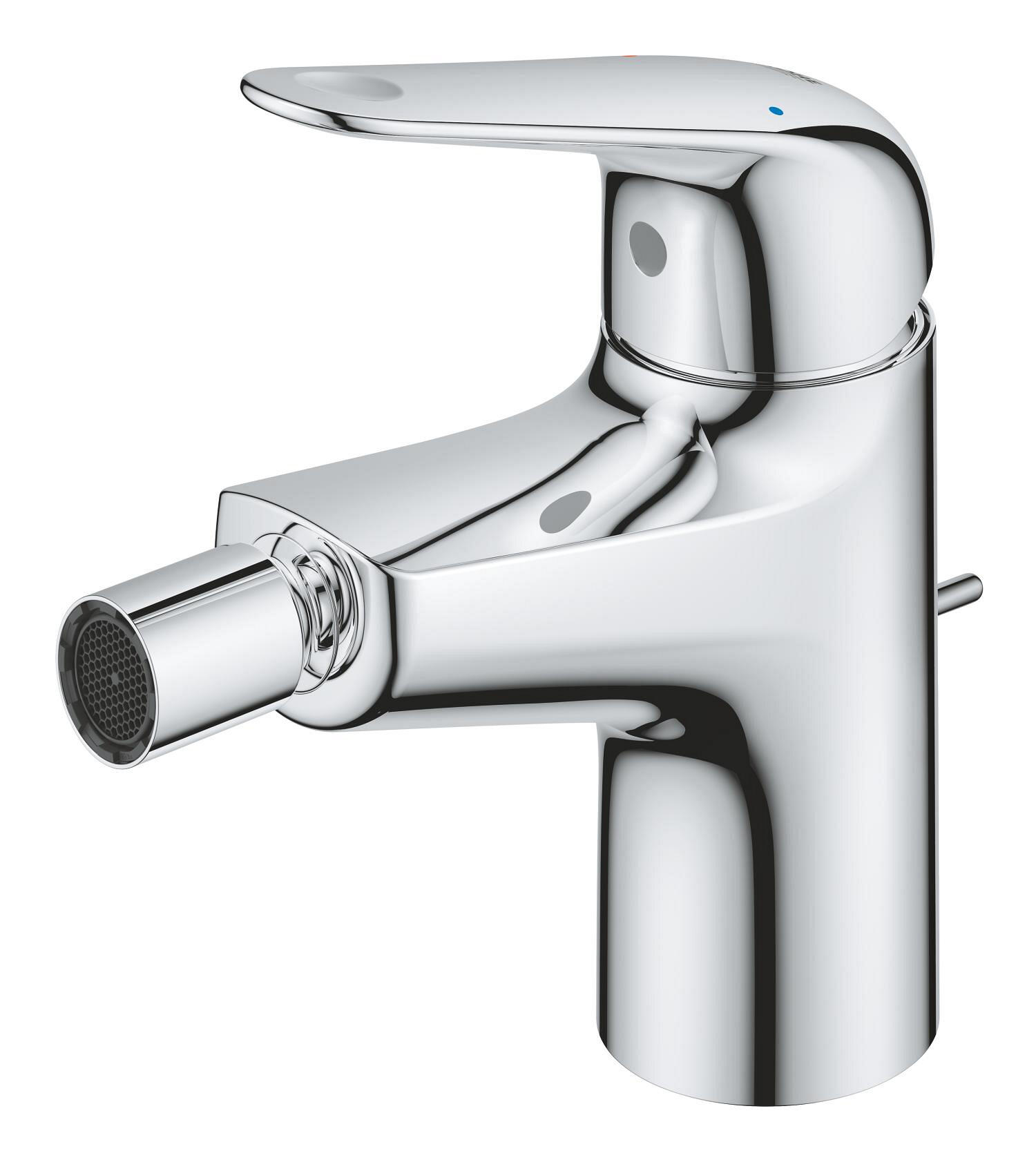 Grifo monomando de bidé GROHE Swift plata brillo. Latón - 3