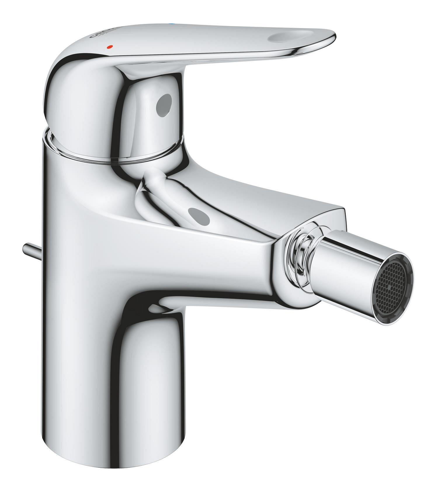 Grifo monomando de bidé GROHE Swift plata brillo. Latón - 5