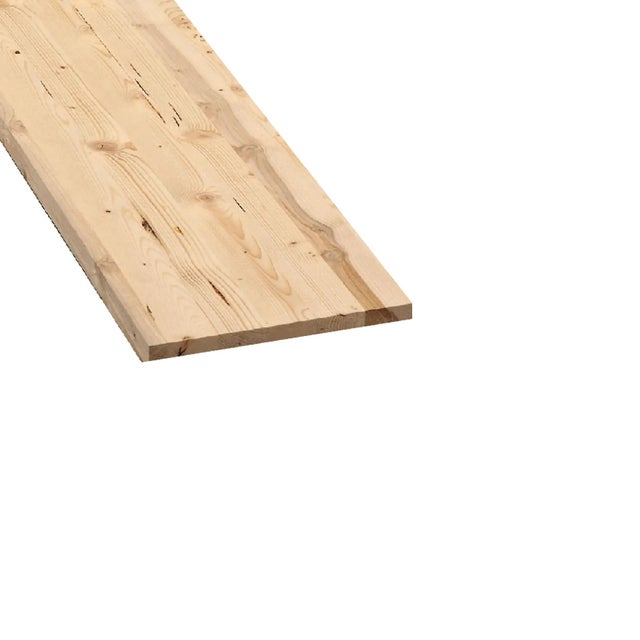 Tavola lamellare in legno di abete, 1° scelta L 40 x 100 cm x Sp 28 mm