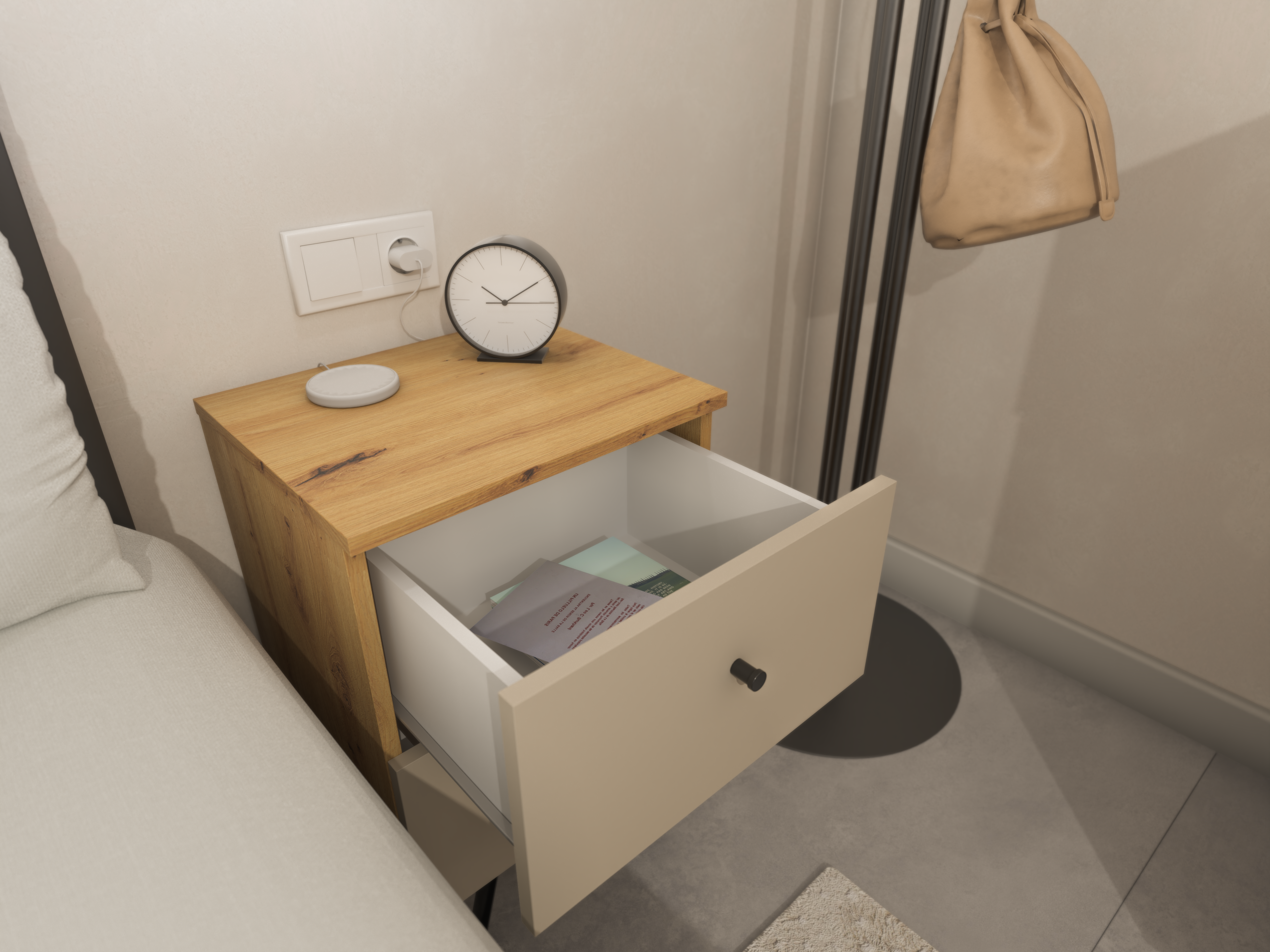 Cajonera de frente cerrado con 2 cajón/es de 40.2x59.4x35 cm - 6