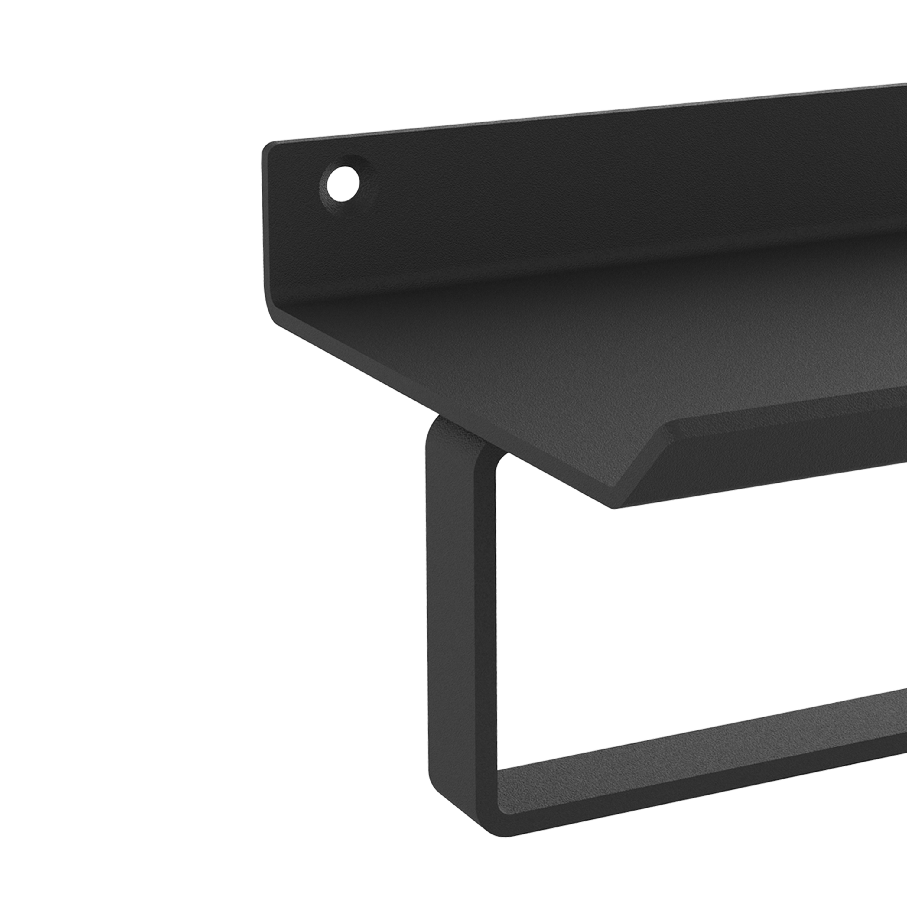 Dérouleur papier WC Studio à visser noir - 2