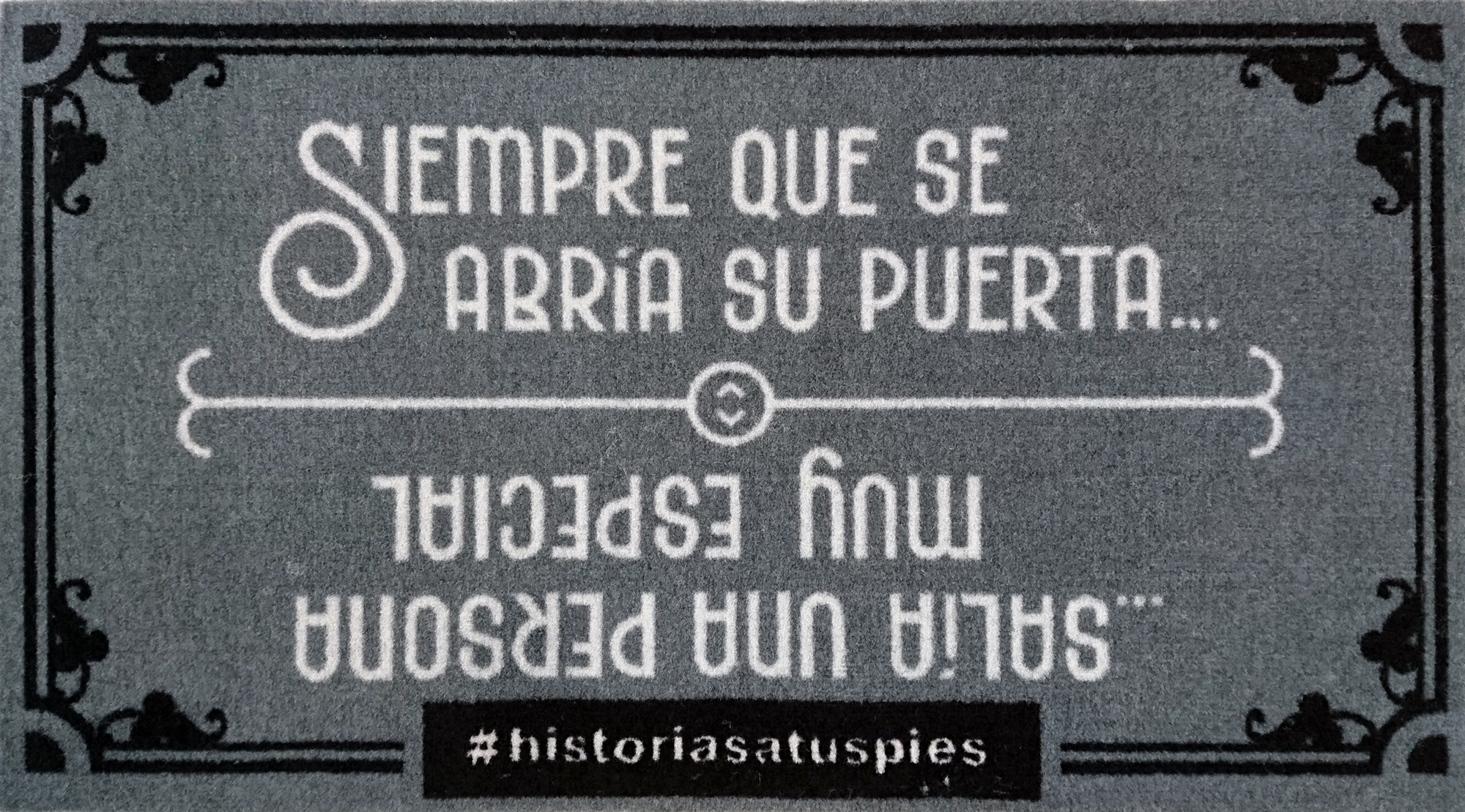 Felpudo siempre gris 40x70 cm