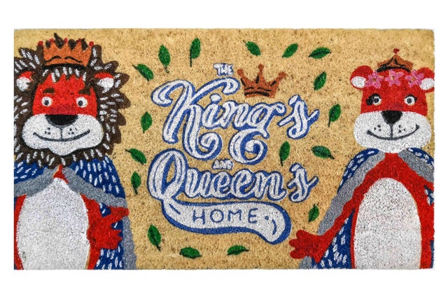 Felpudo de coco King Queen 40x70 cm