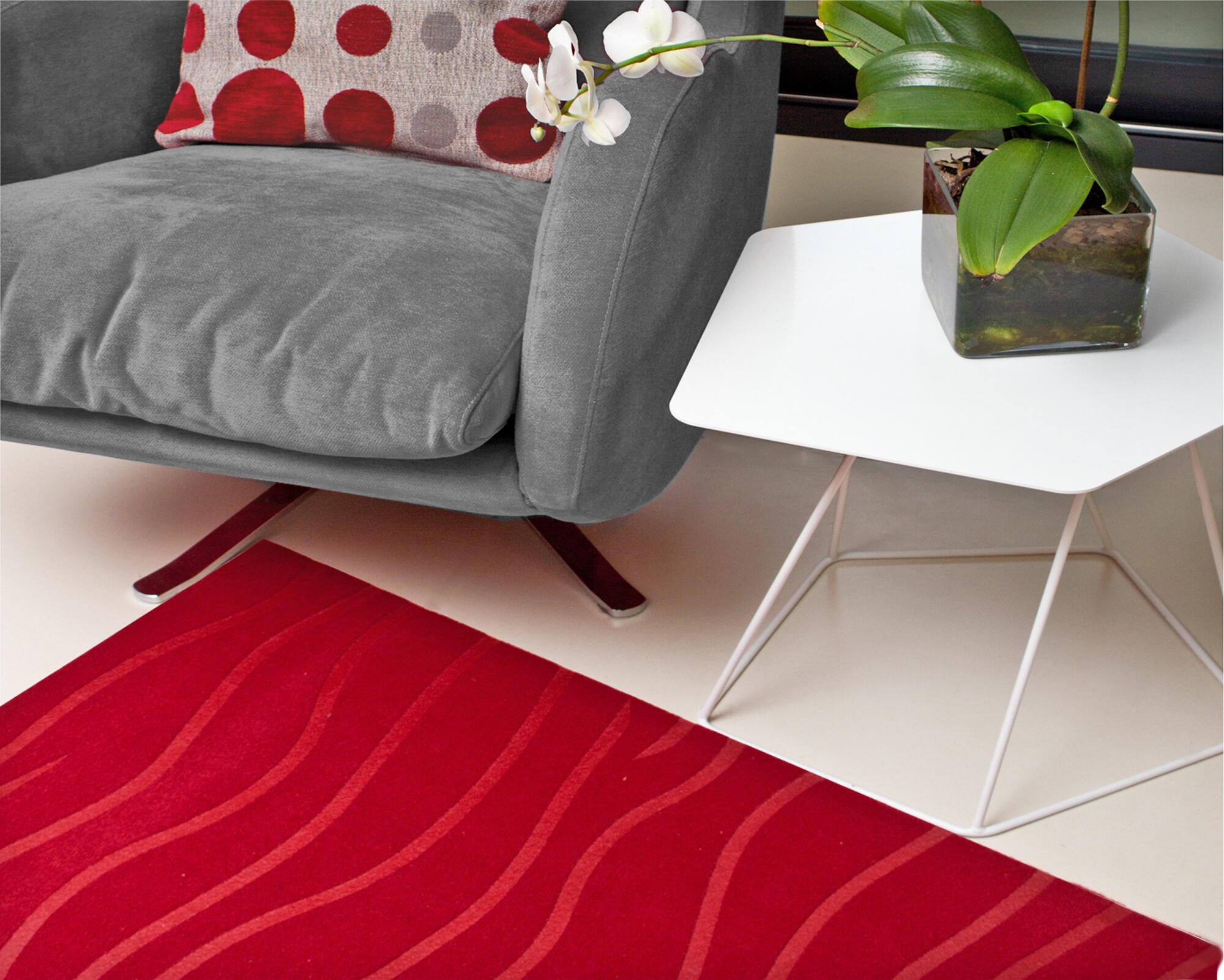 Alfombra de polipropileno Habitat 133x200 cm rojo - 2