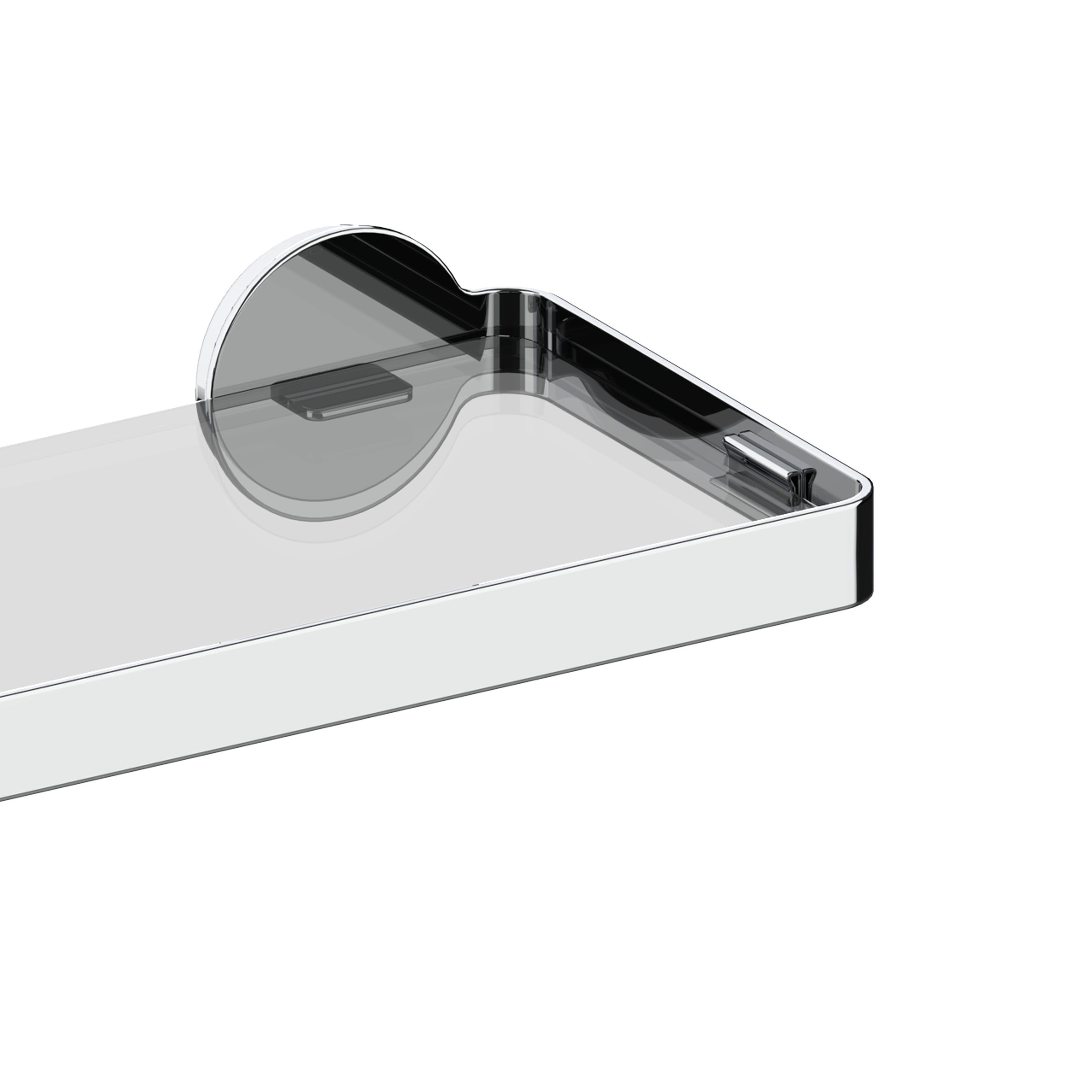 Etagère de salle de bains à visser / à percer acier inoxydable essential SENSEA - 2