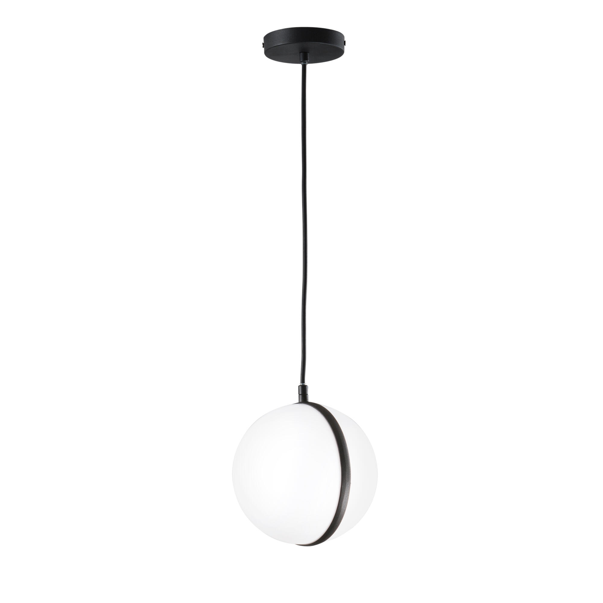 Lampadario LED design Orbit nero 800 lumen, INTEC, IP44 - 3