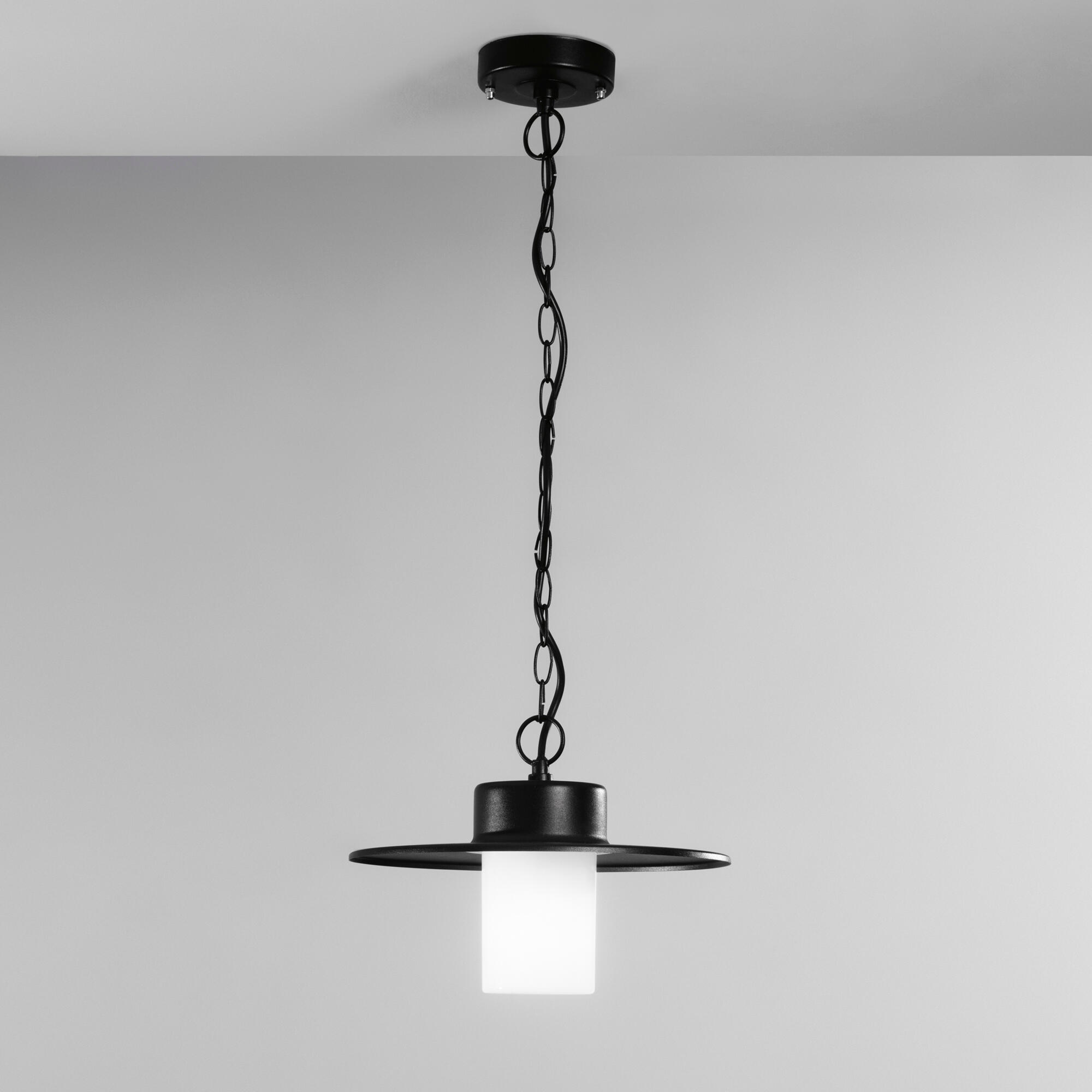Lampadario Moderno York nero E27 INTEC - 2