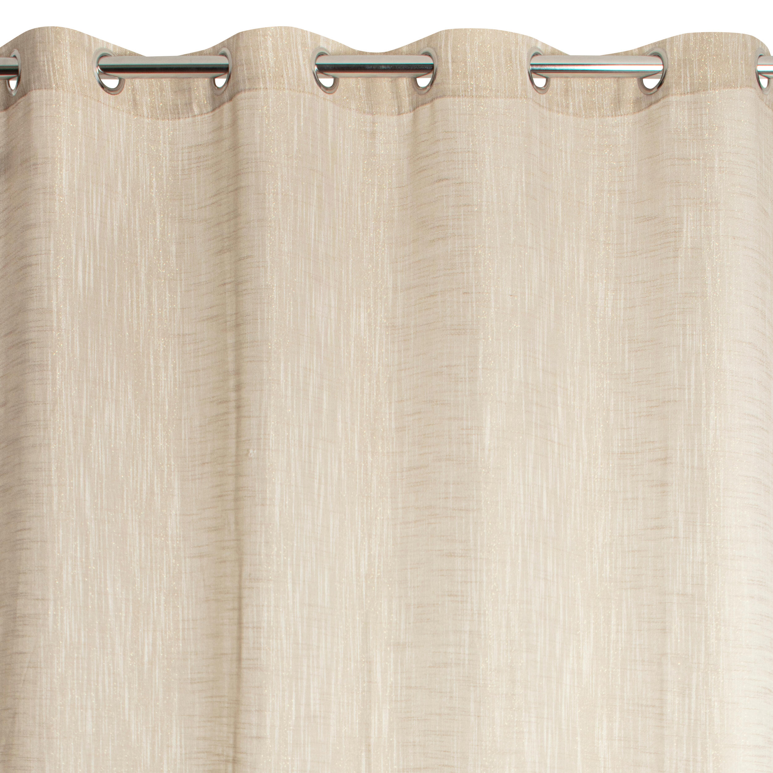 Cortinado ilhós Isidore 140x240cm taupe - 2