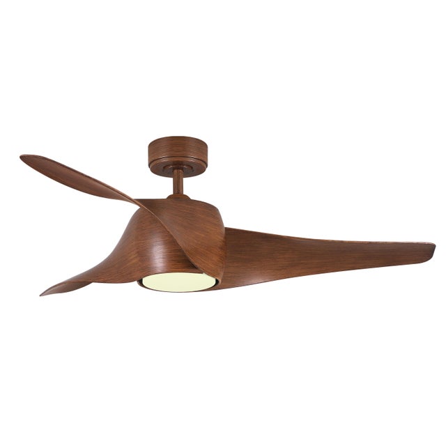 Ventilateur de plafond avec éclairage led, Casilda, D127 cm, INSPIRE, bois