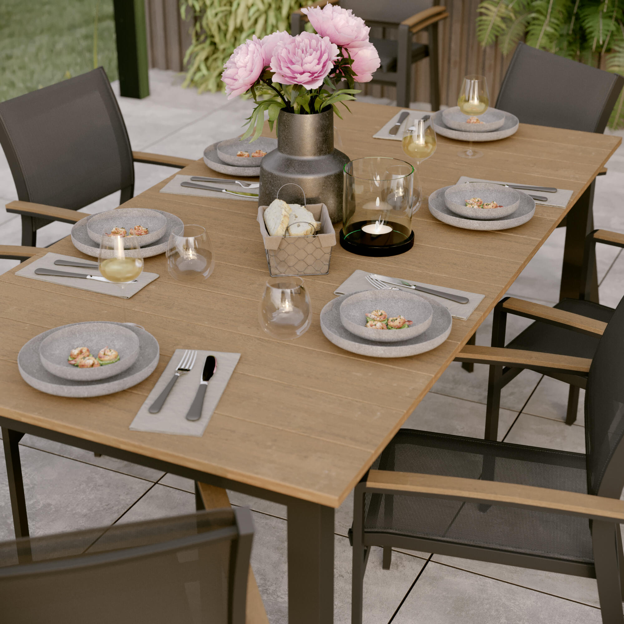 Mesa de jantar 200X100CM Clara Naterial - 7