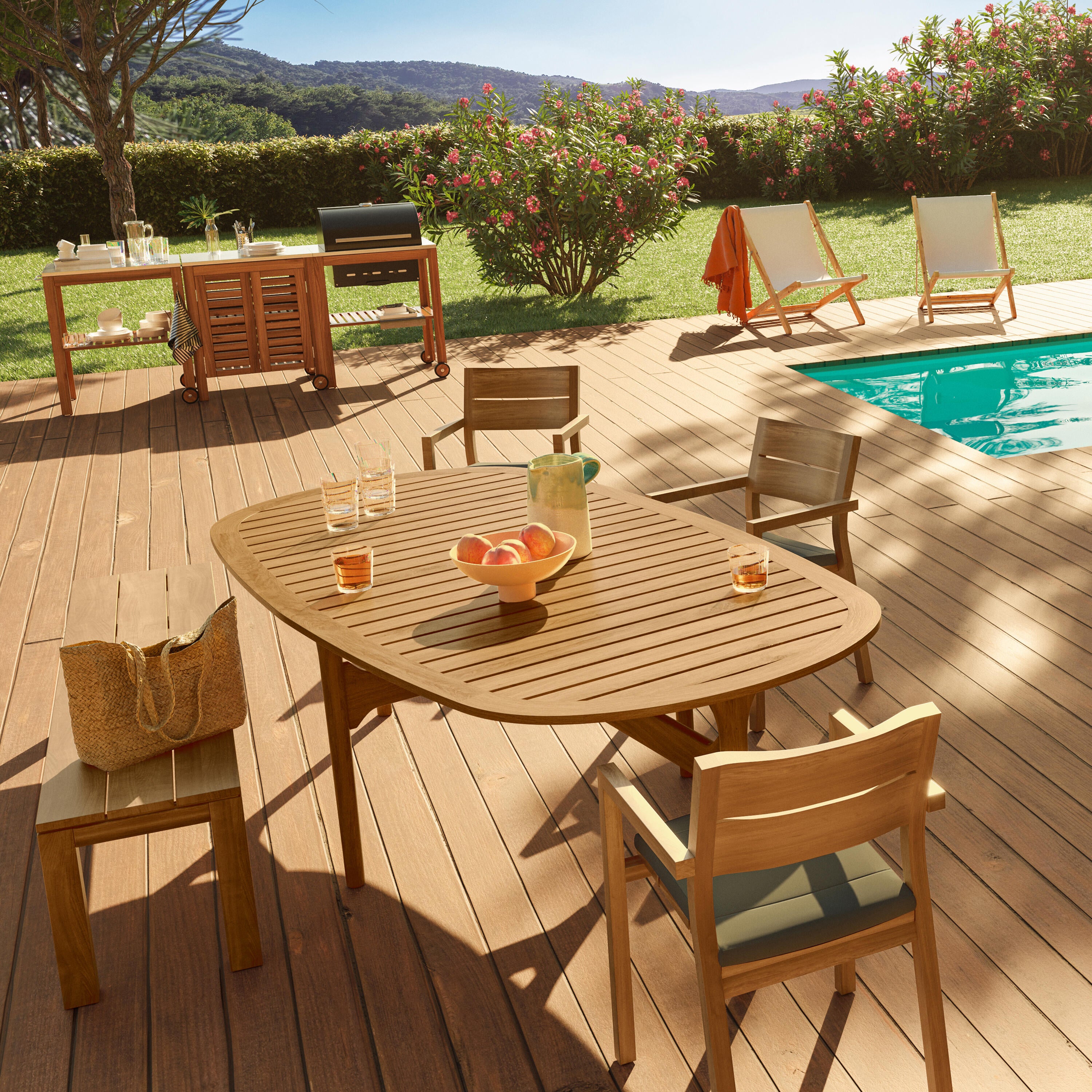 Huile pour bois extérieur V33 Haute protection chêne clair mat 1 l - 3
