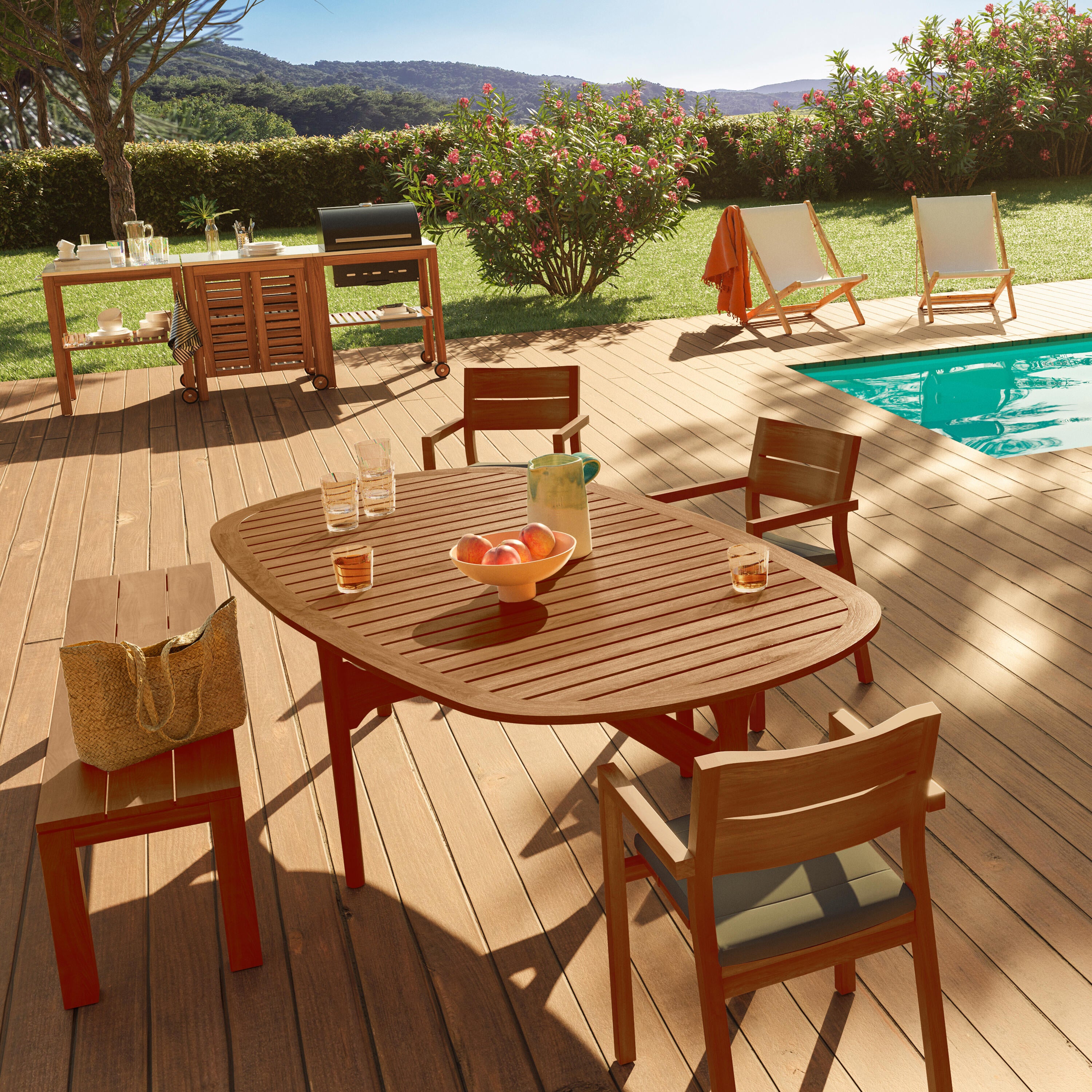 Huile pour bois extérieur V33 Haute protection teck mat 1 l - 3